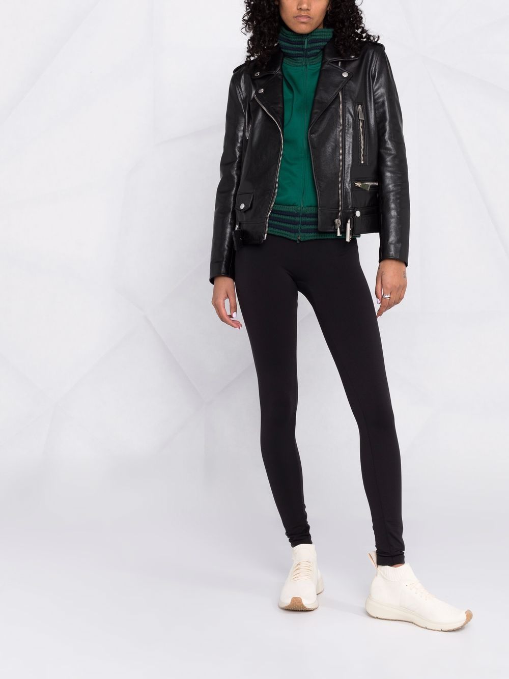 WOLFORD High Waist Tonal Stitching Leggings