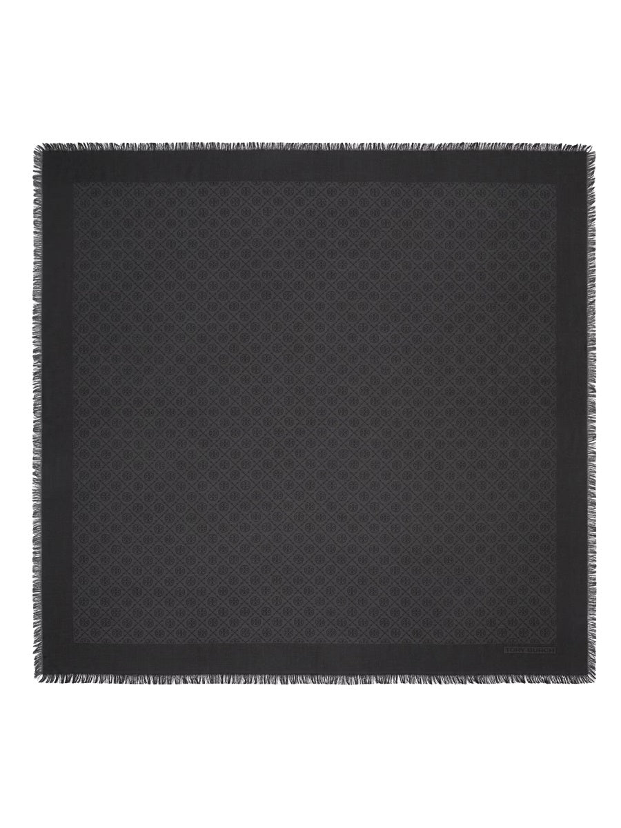 TORY BURCH Elegant Logo Scarf