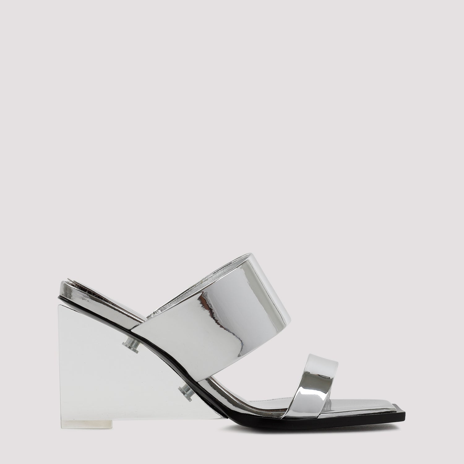 ALEXANDER MCQUEEN Men's Premium Leather Sandals with 7.5cm Heel