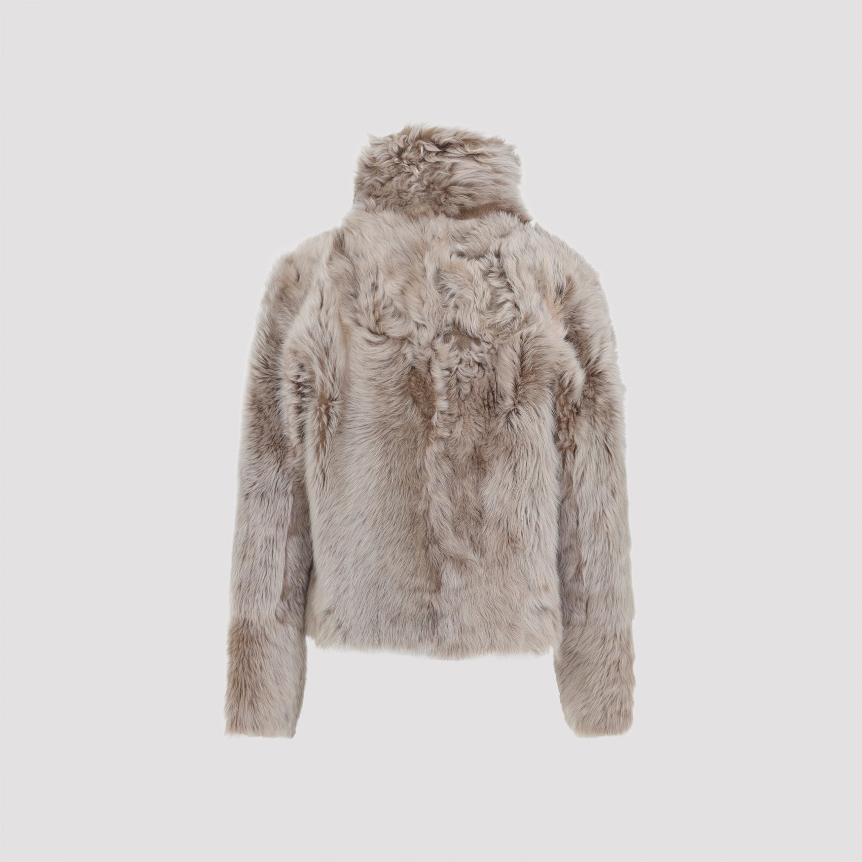 YVES SALOMON Lamb Leather Down Jacket for Men