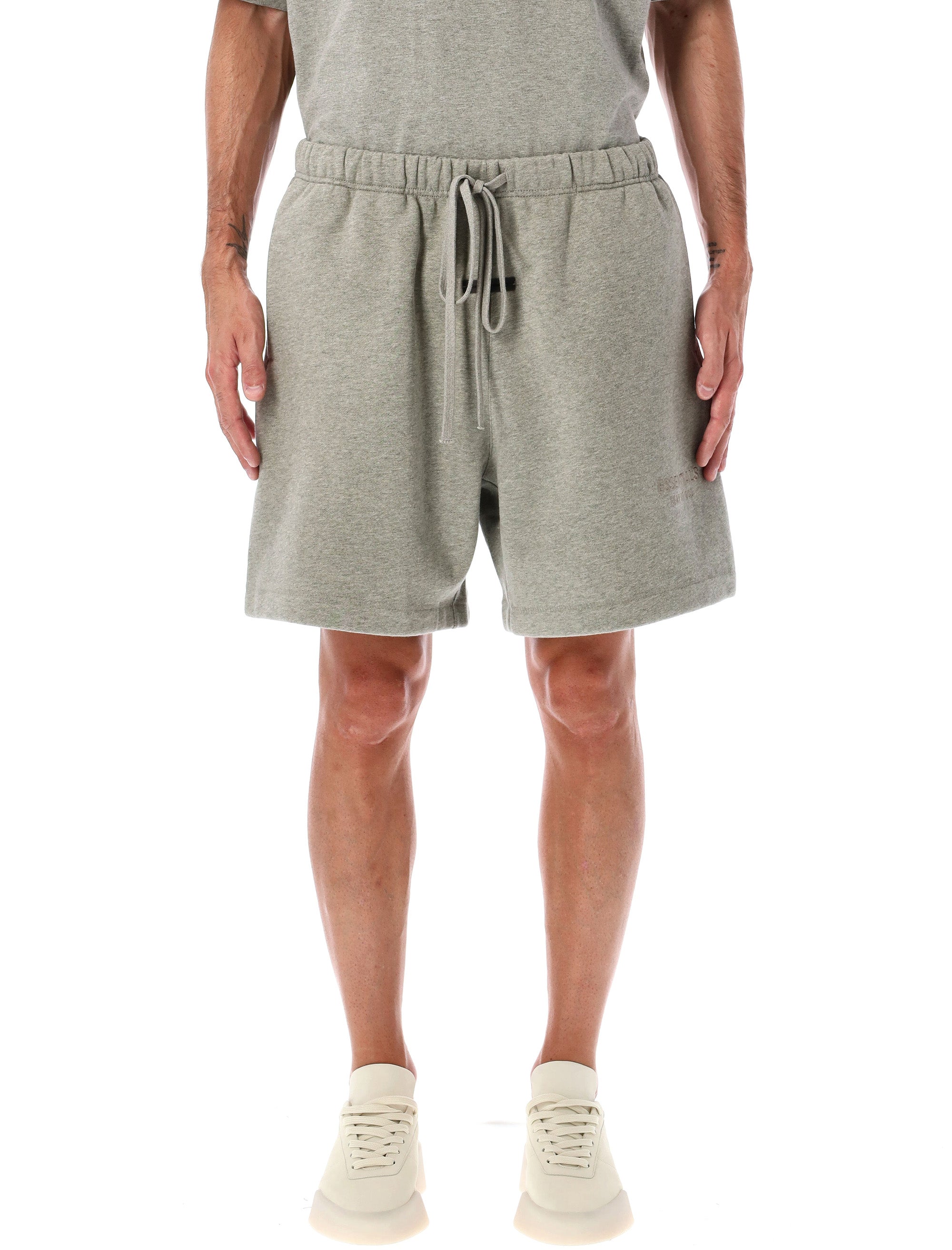FEAR OF GOD ESSENTIALS Men's Mid-Length Fleece Soccer Sweatshorts