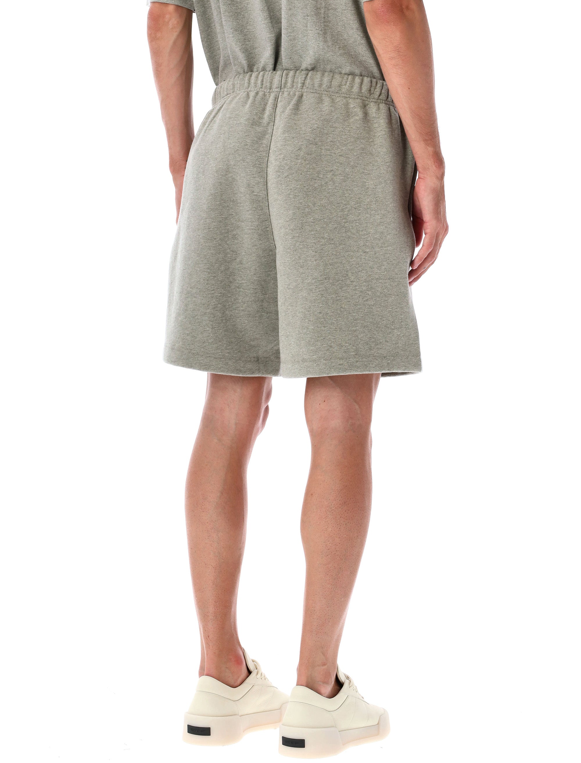 FEAR OF GOD ESSENTIALS Men's Mid-Length Fleece Soccer Sweatshorts