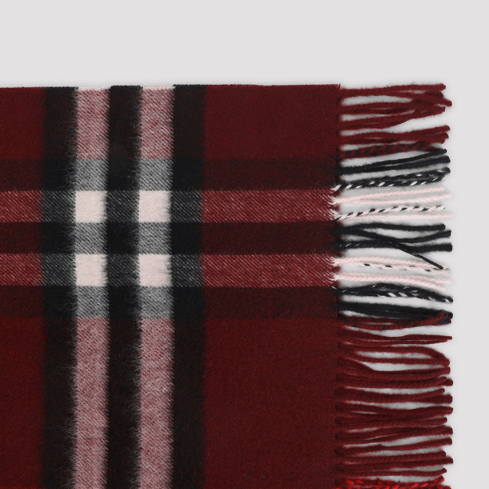 BURBERRY Giant Check Cashmere Scarf 168cm x 30cm