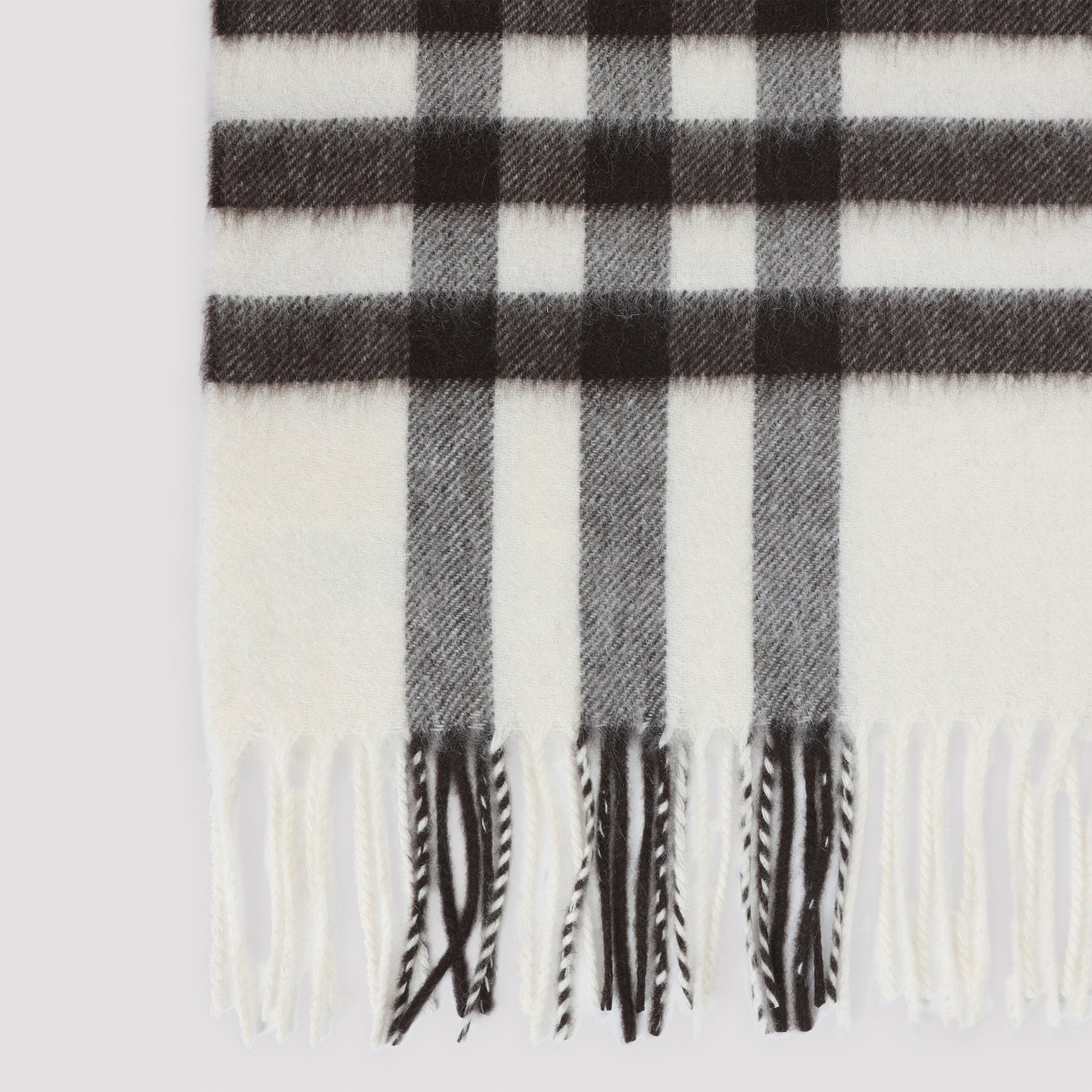 BURBERRY Giant Check Cashmere Scarf 168cm X 30cm