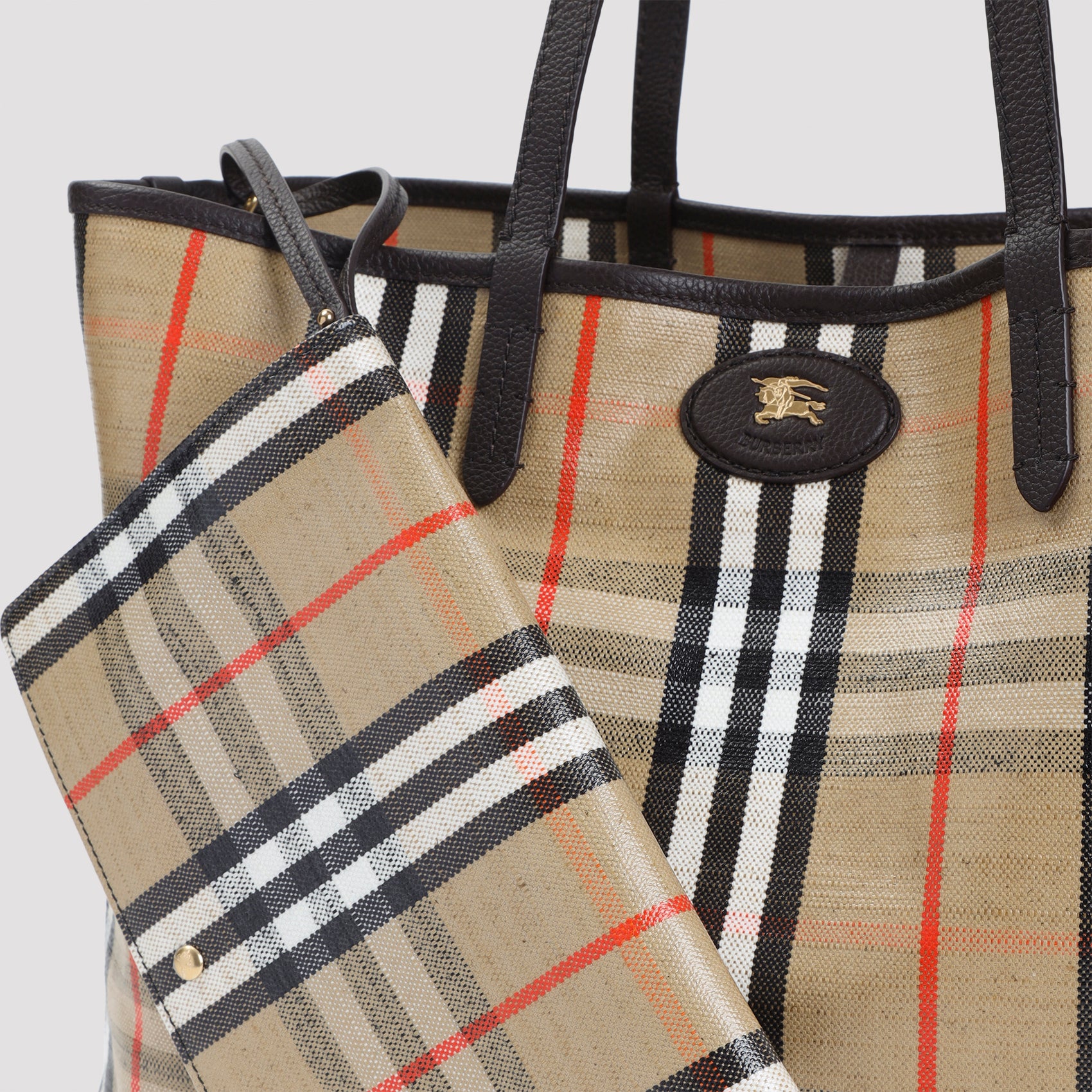 BURBERRY Highlands Mini Tote Handbag