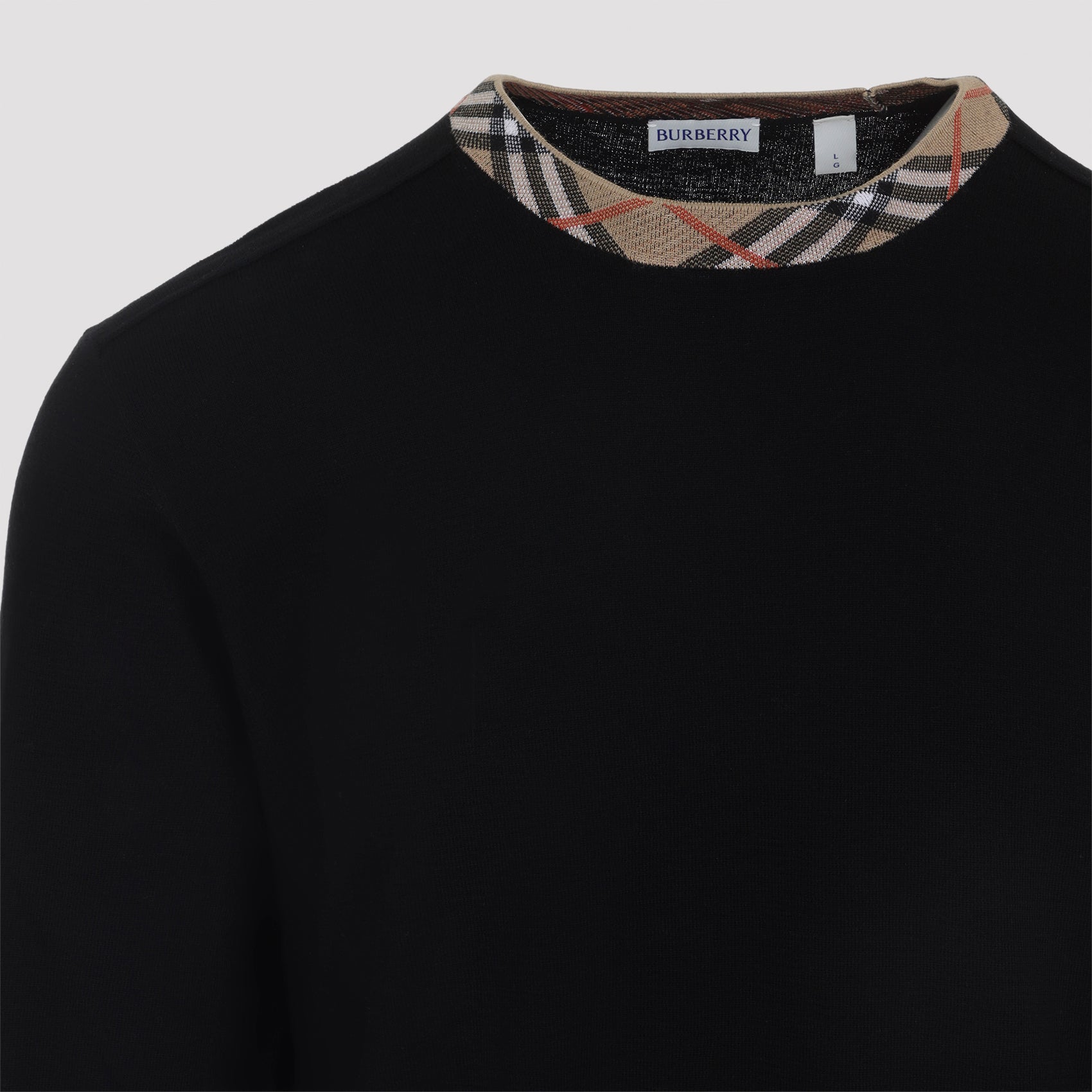BURBERRY Men's Premium Wool Pullover Sweater