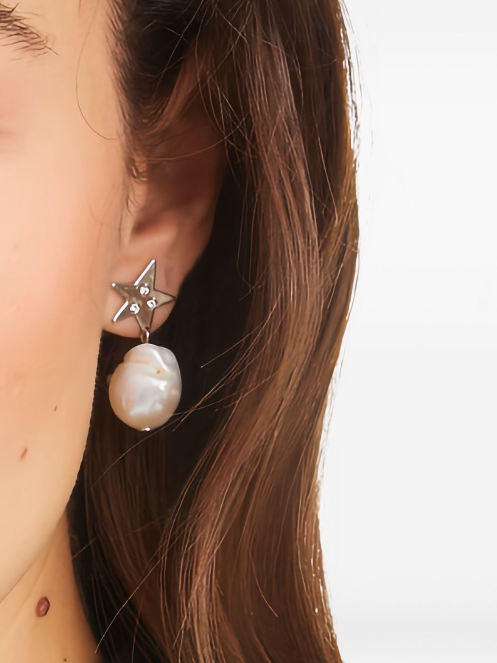 TORY BURCH Star Crystal Drop Earrings