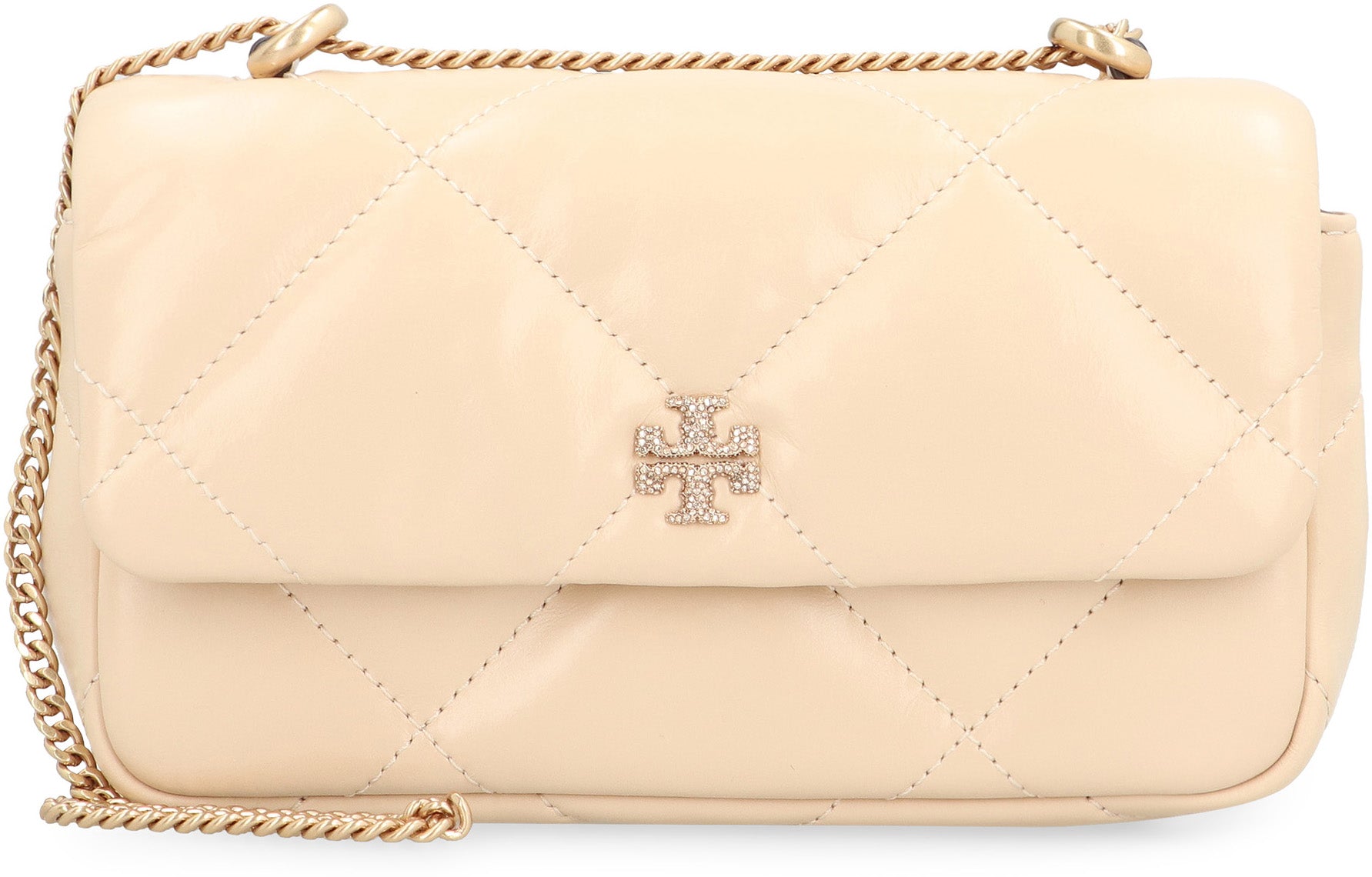 TORY BURCH Mini Diamond Leather Crossbody Handbag