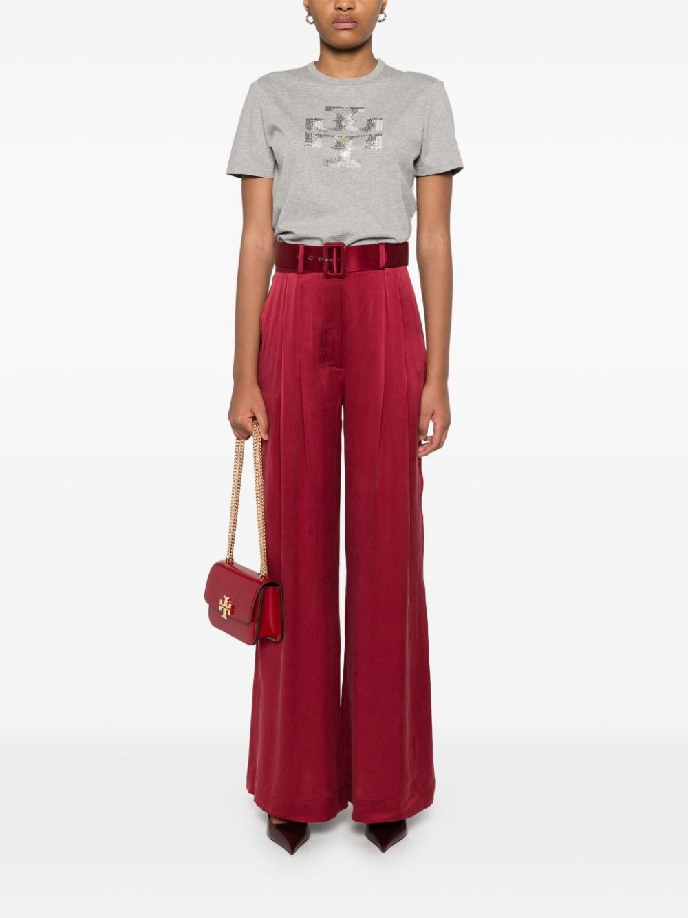 TORY BURCH Logo Cotton T-Shirt for Women - SS25