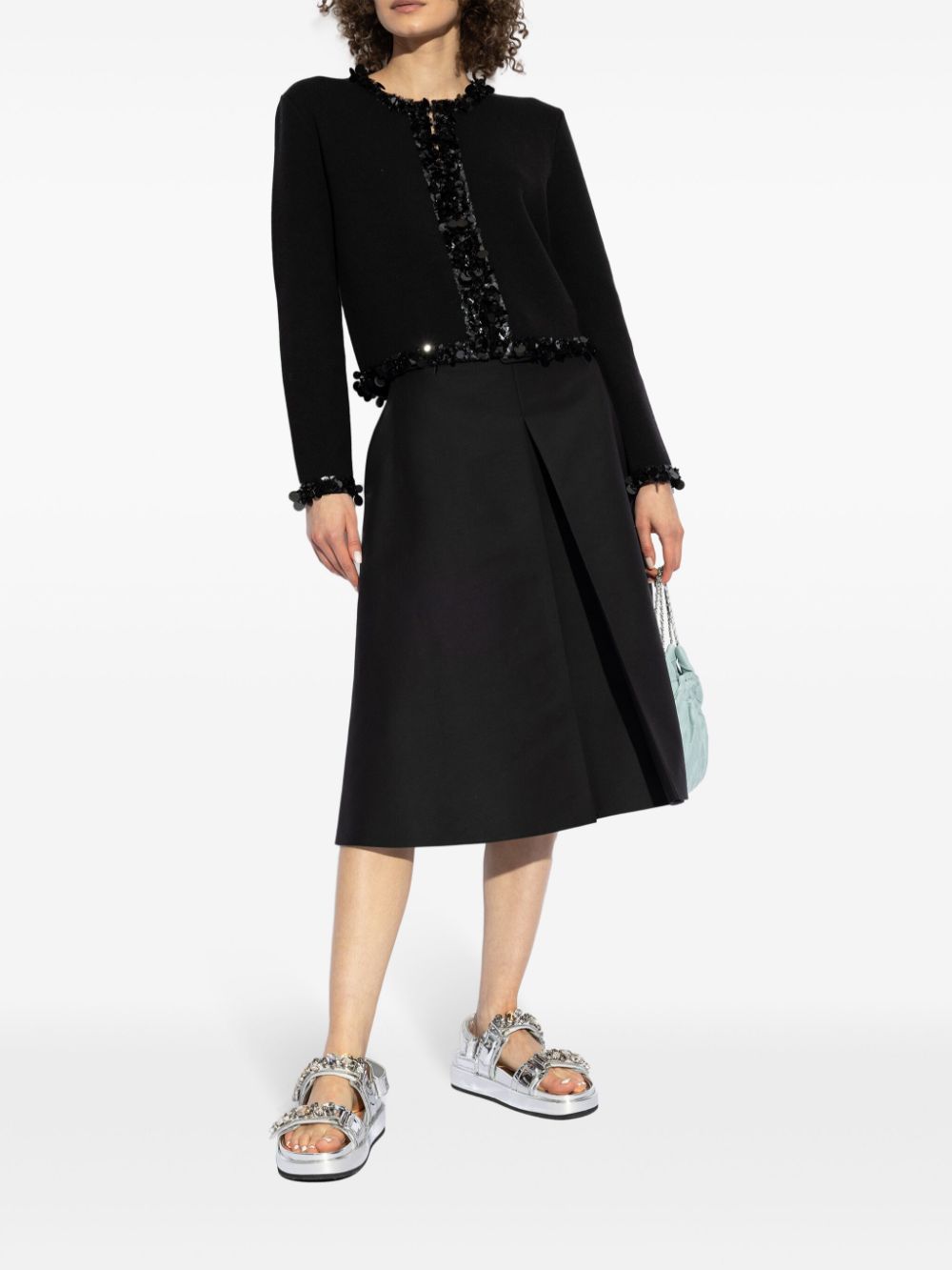 TORY BURCH Leather Sandals with Durable Outsole