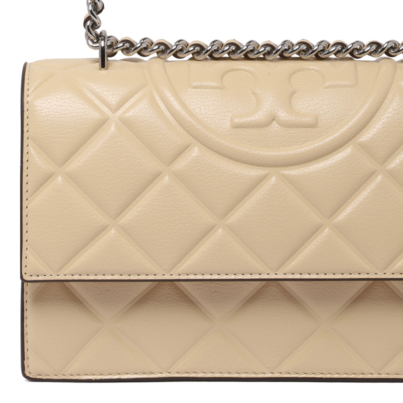 TORY BURCH Luxurious Goat Leather Shoulder Handbag