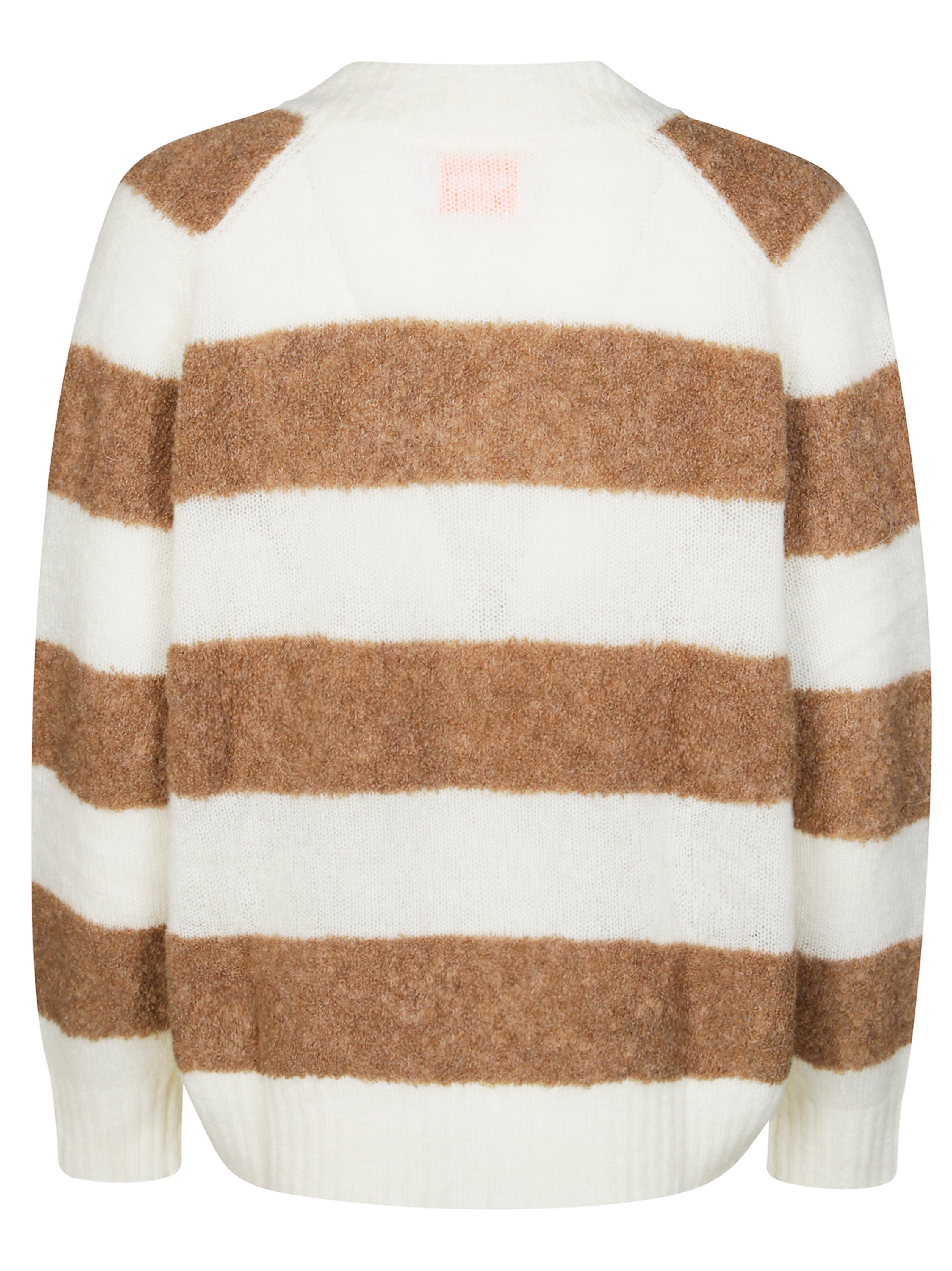 SUN 68 Men's Striped V-Neck Sweater