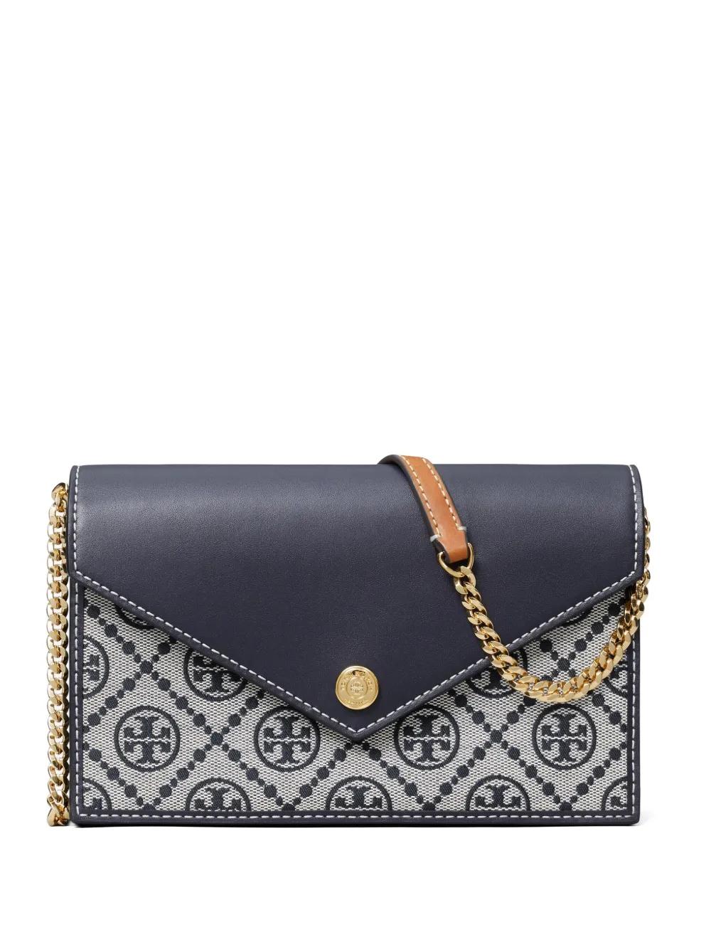 TORY BURCH T-Monogram Mini Envelope Wallet on Chain