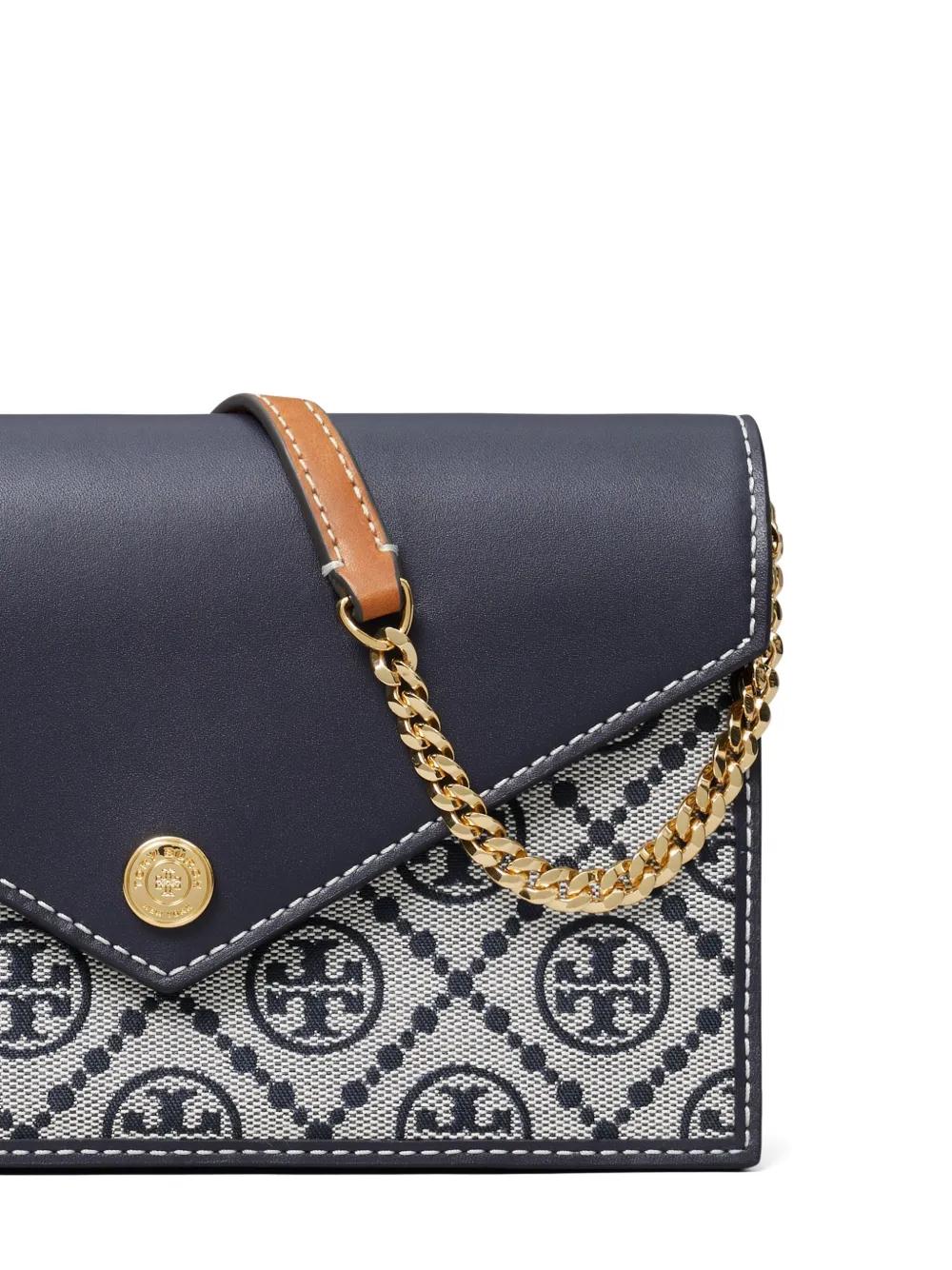TORY BURCH T-Monogram Mini Envelope Wallet on Chain