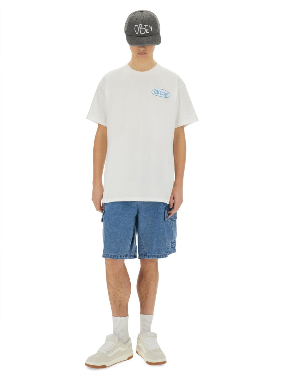 OBEY Reaction T-Shirt - Size L