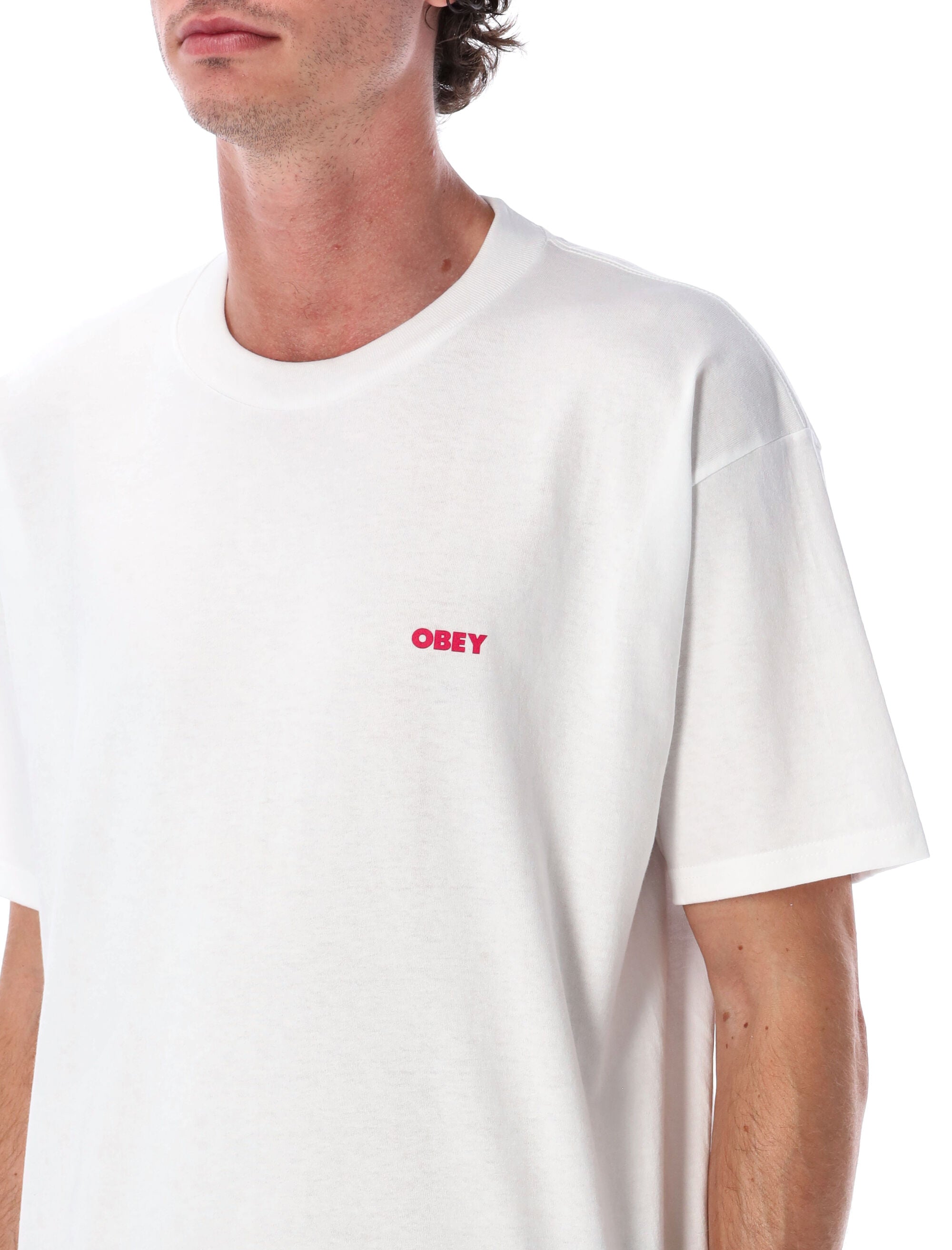 OBEY Floral Graphic Mini T-Shirt for Men