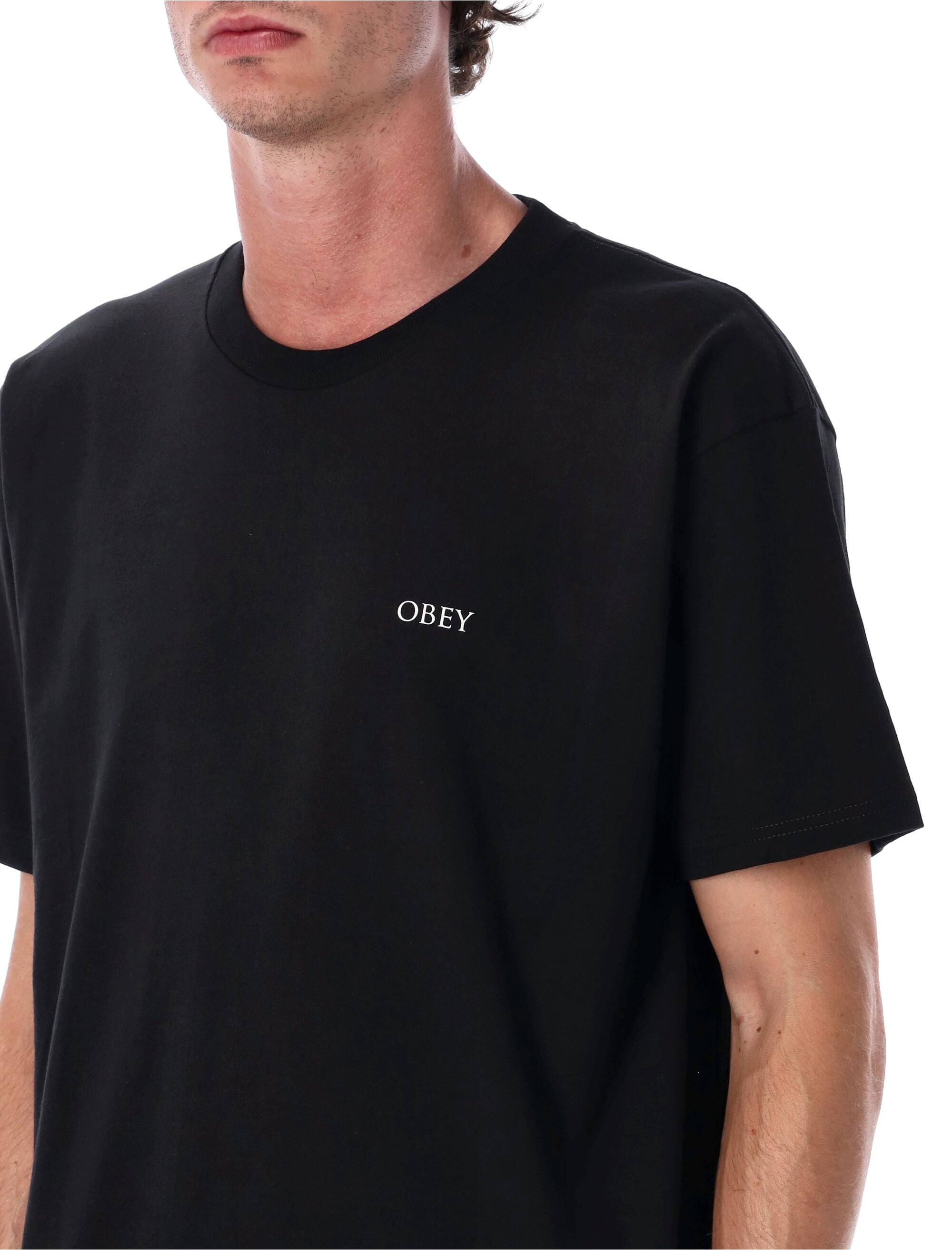 OBEY Peace & Justice Graphic Men's Cotton T-Shirt - Size L