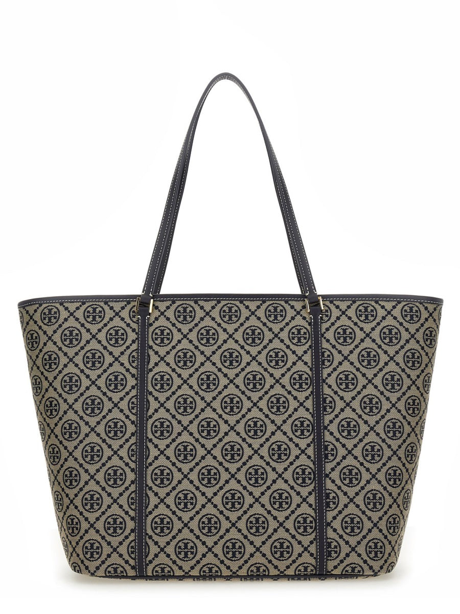 TORY BURCH Monogram Zip Tote Handbag - 48x29x14cm