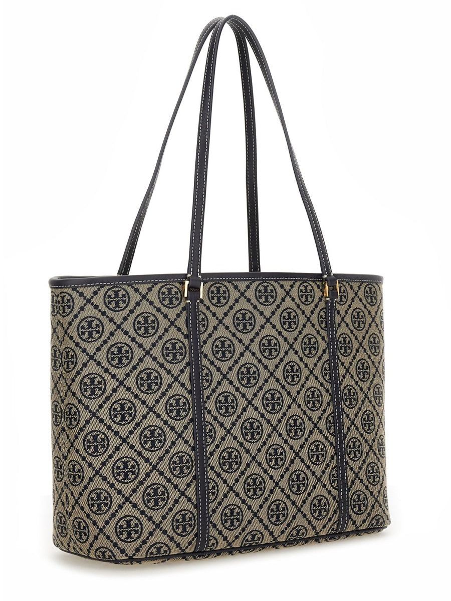 TORY BURCH Mini Monogram Zip Tote Handbag