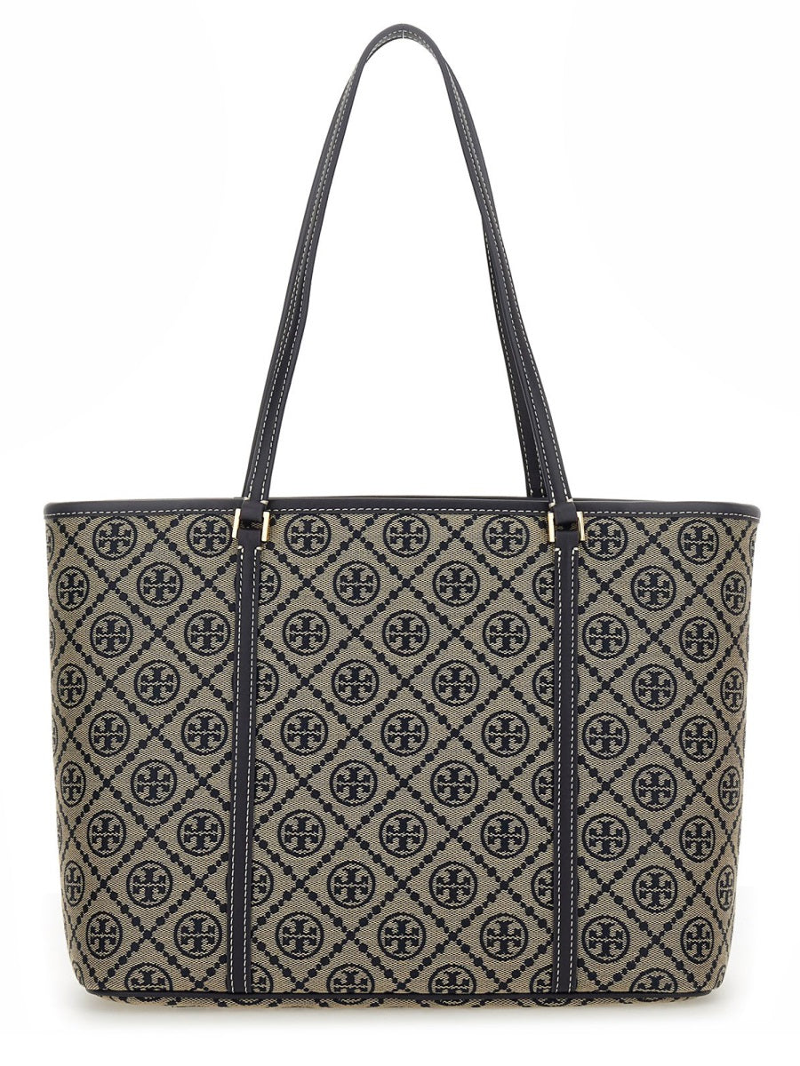 TORY BURCH Mini Monogram Zip Tote Handbag