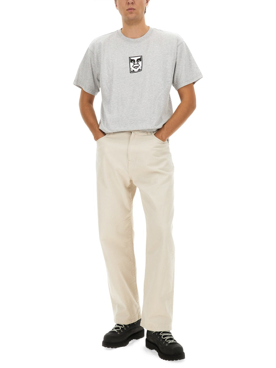 OBEY Men's Classic Logo T-Shirt - Size L