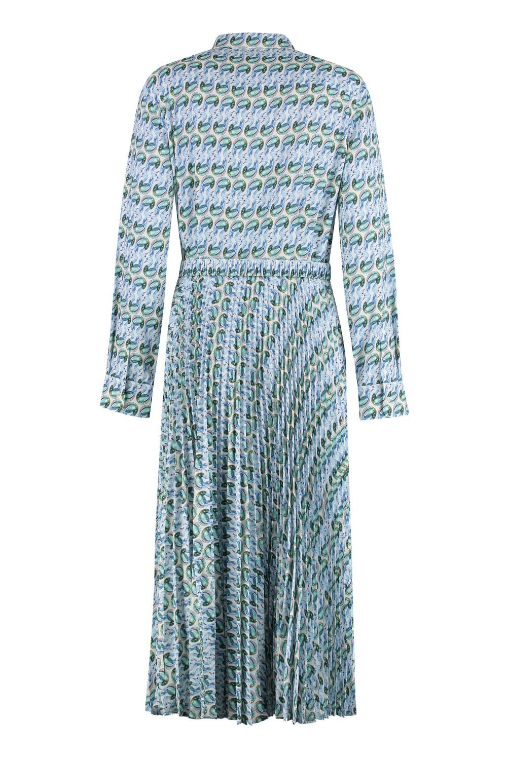 TORY BURCH Pleated Mini Shirtdress for Women