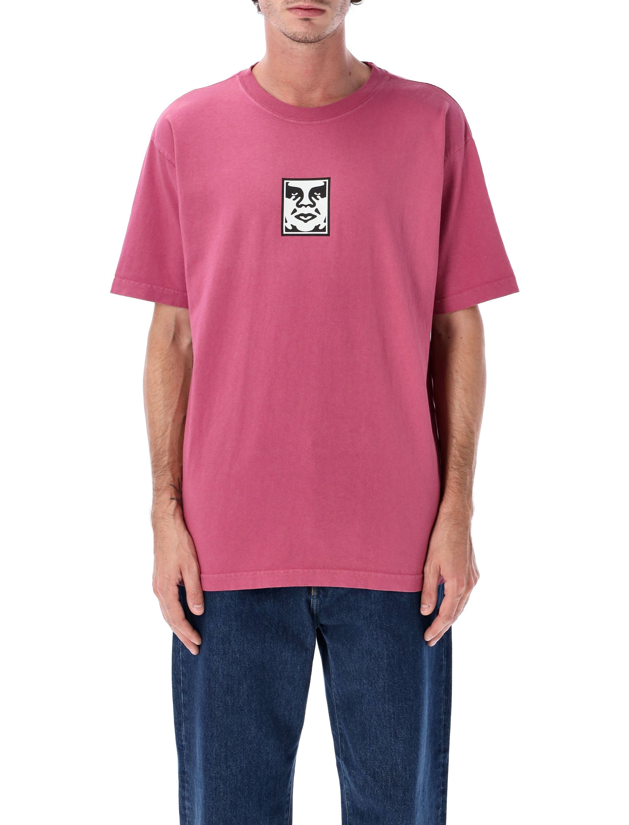 OBEY Icon Face Pigment Dyed Heavyweight T-Shirt - Size L