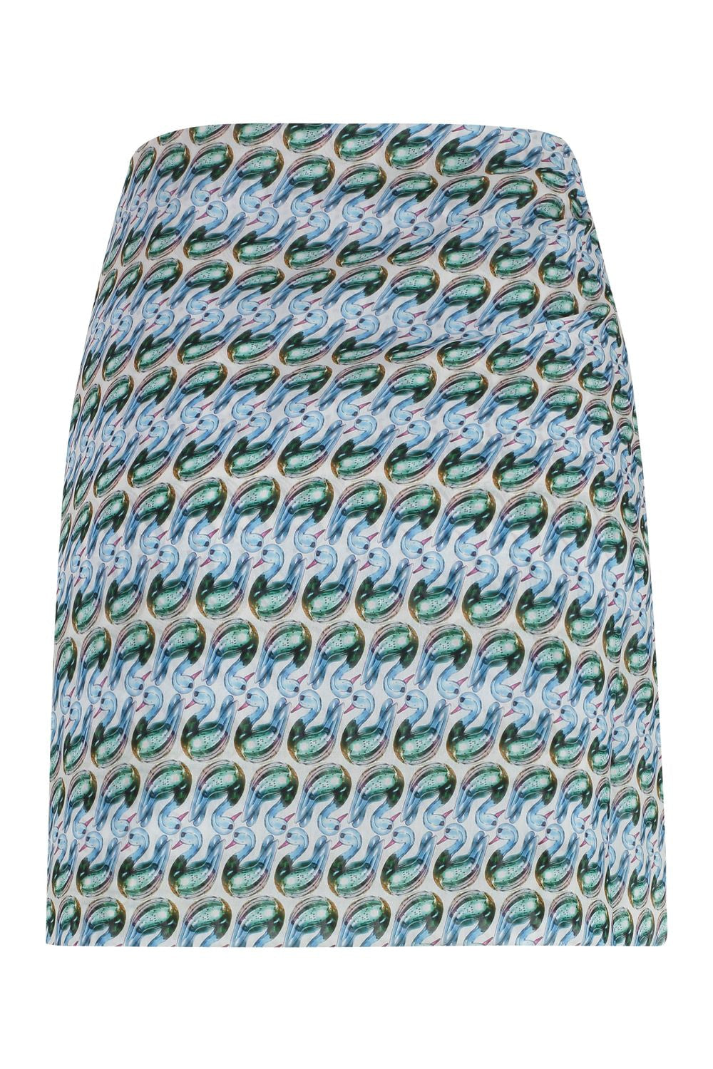 TORY BURCH Printed Silk Sarong with Decorative Tassels