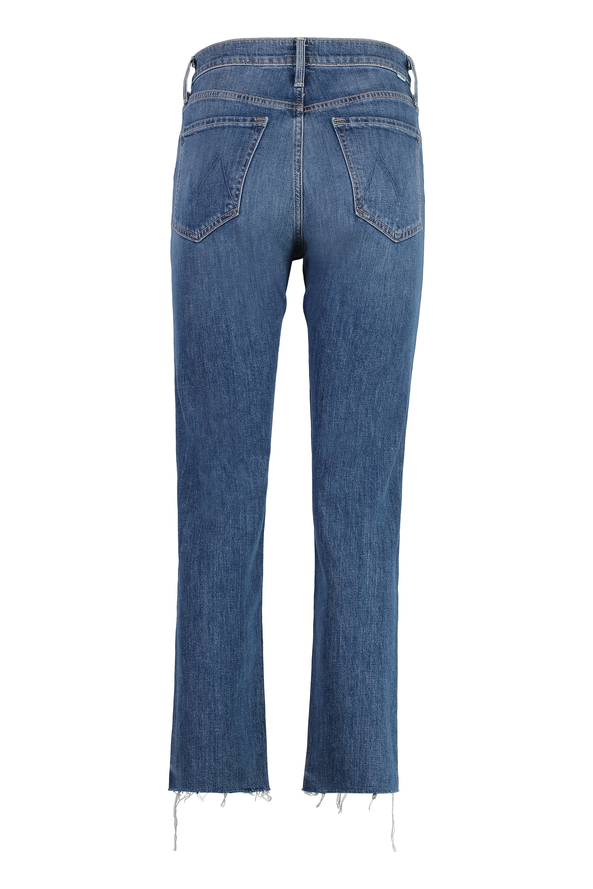 MOTHER Cropped Skinny Jeans