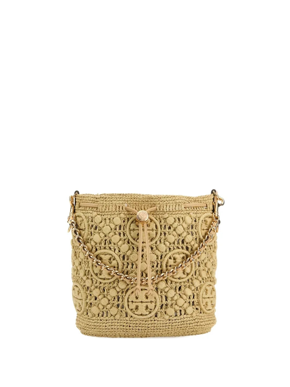 TORY BURCH Raffia Shoulder Handbag