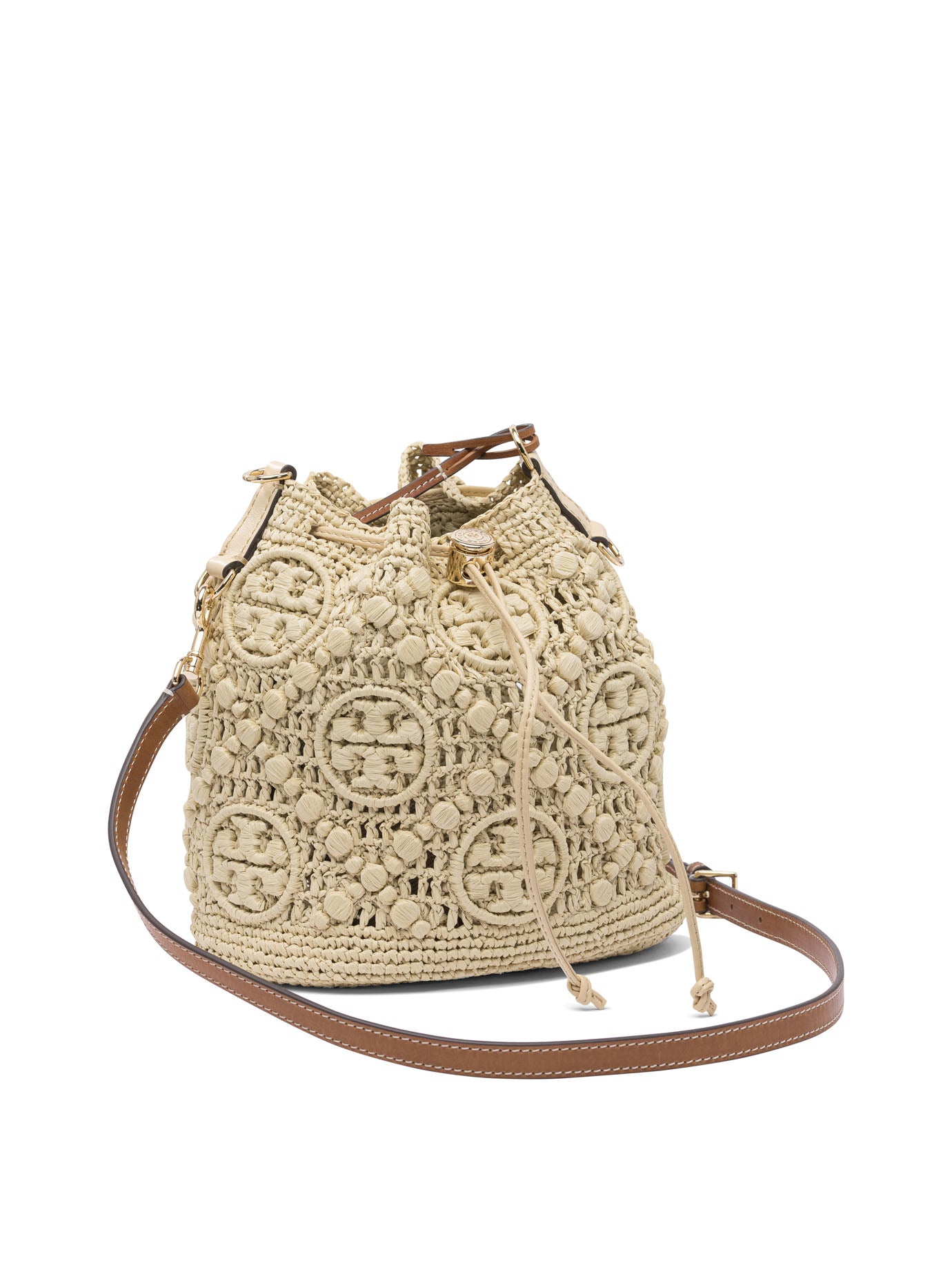 TORY BURCH Mini Raffia Crossbody Handbag - Fall/Winter 2025
