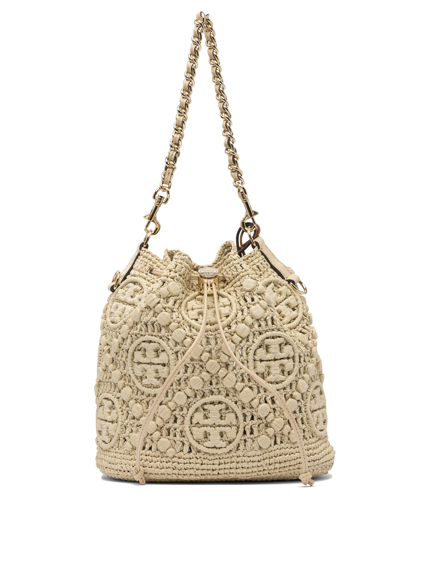 TORY BURCH Mini Raffia Crossbody Handbag - Fall/Winter 2025
