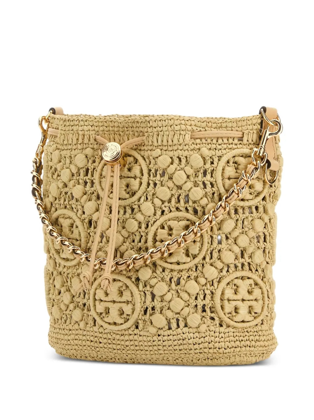 TORY BURCH Raffia Shoulder Handbag
