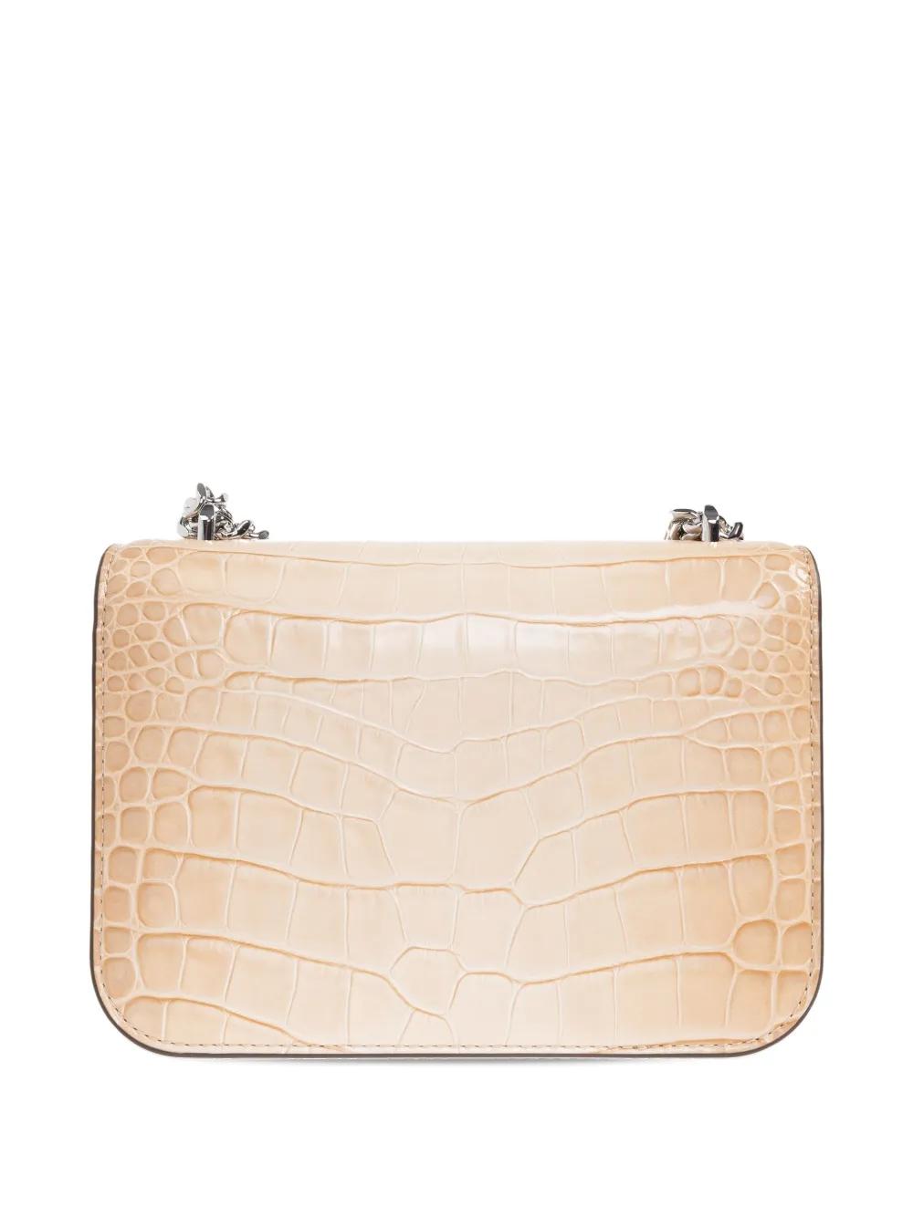 TORY BURCH Mini Crocodile Embossed Shoulder Handbag