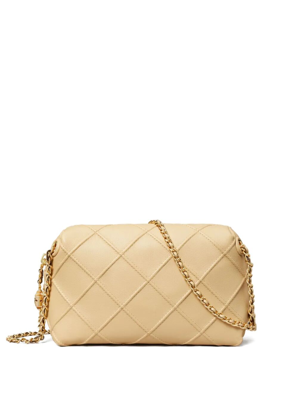TORY BURCH Mini Lamb Leather Crossbody Handbag 21X13.5X6.5 CM
