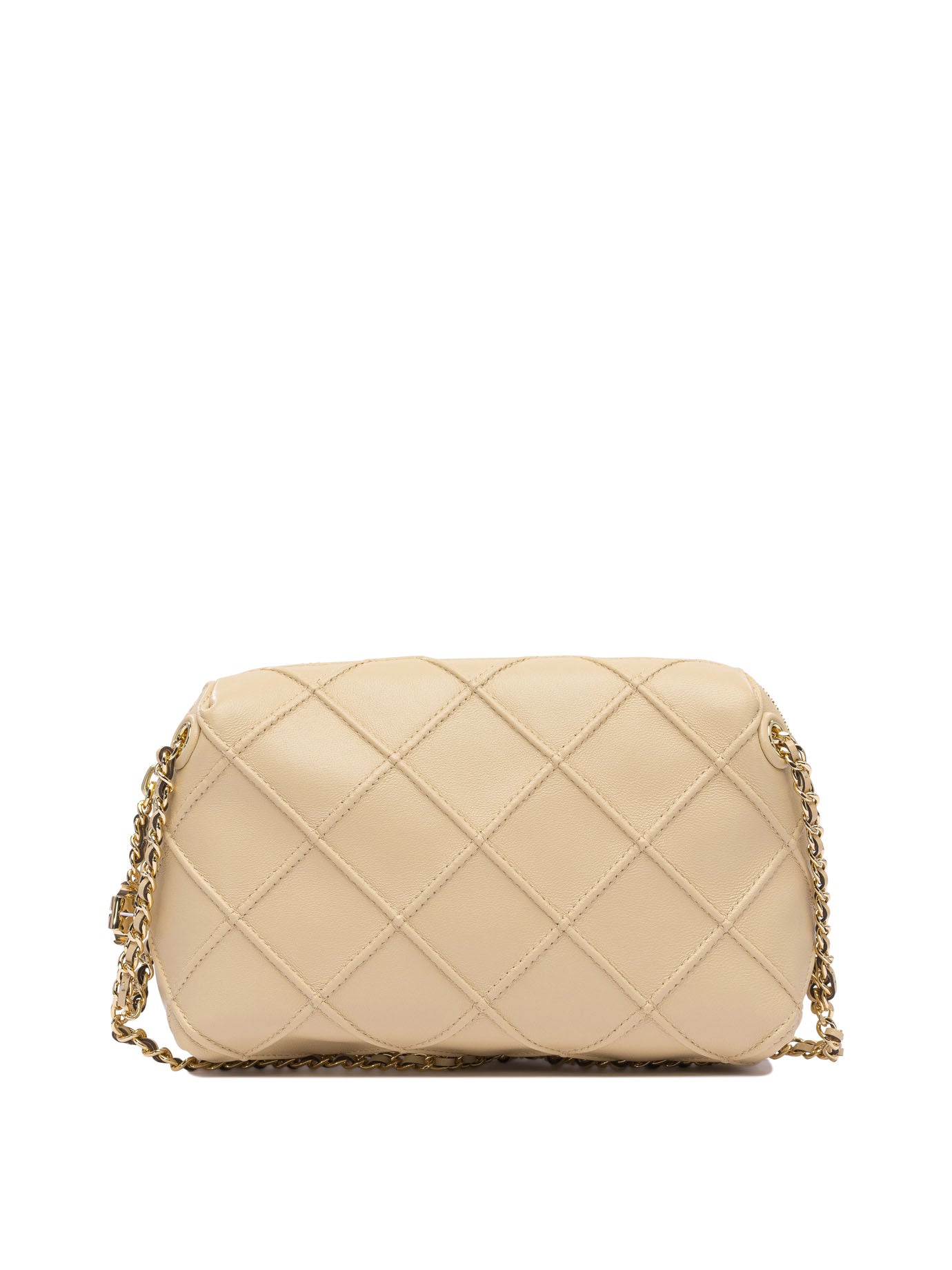 TORY BURCH Mini Lamb Leather Crossbody Handbag 21X13.5X6.5 CM