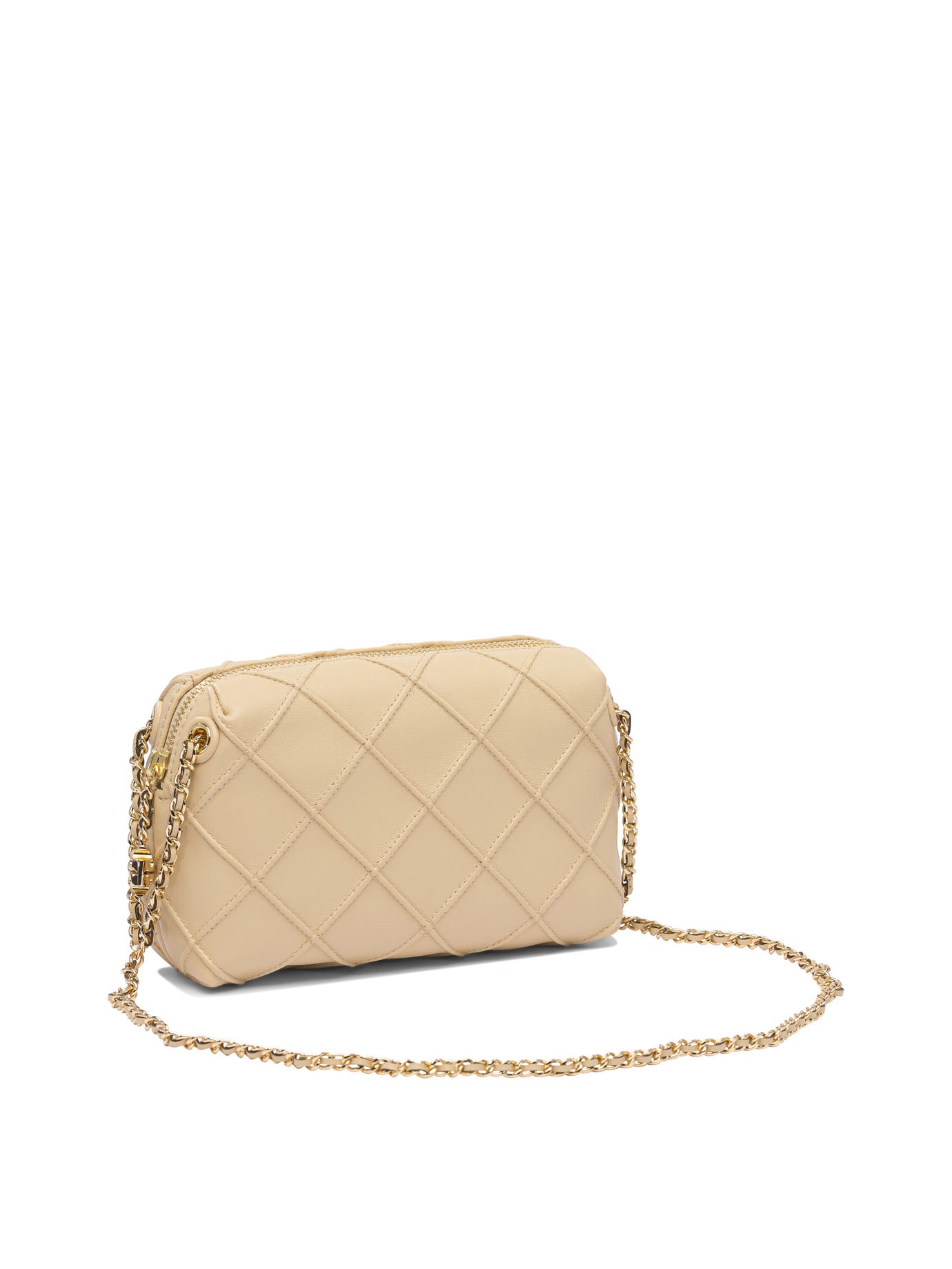 TORY BURCH Mini Lamb Leather Crossbody Handbag 21X13.5X6.5 CM