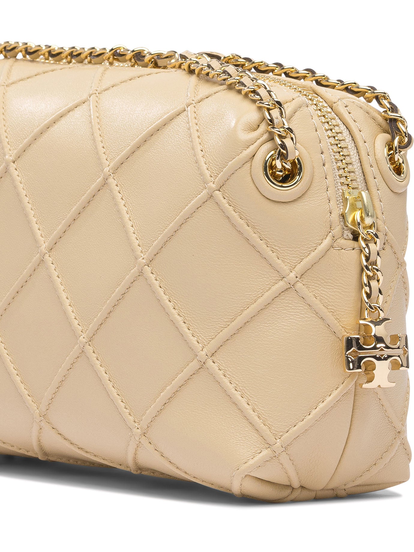 TORY BURCH Mini Lamb Leather Crossbody Handbag 21X13.5X6.5 CM