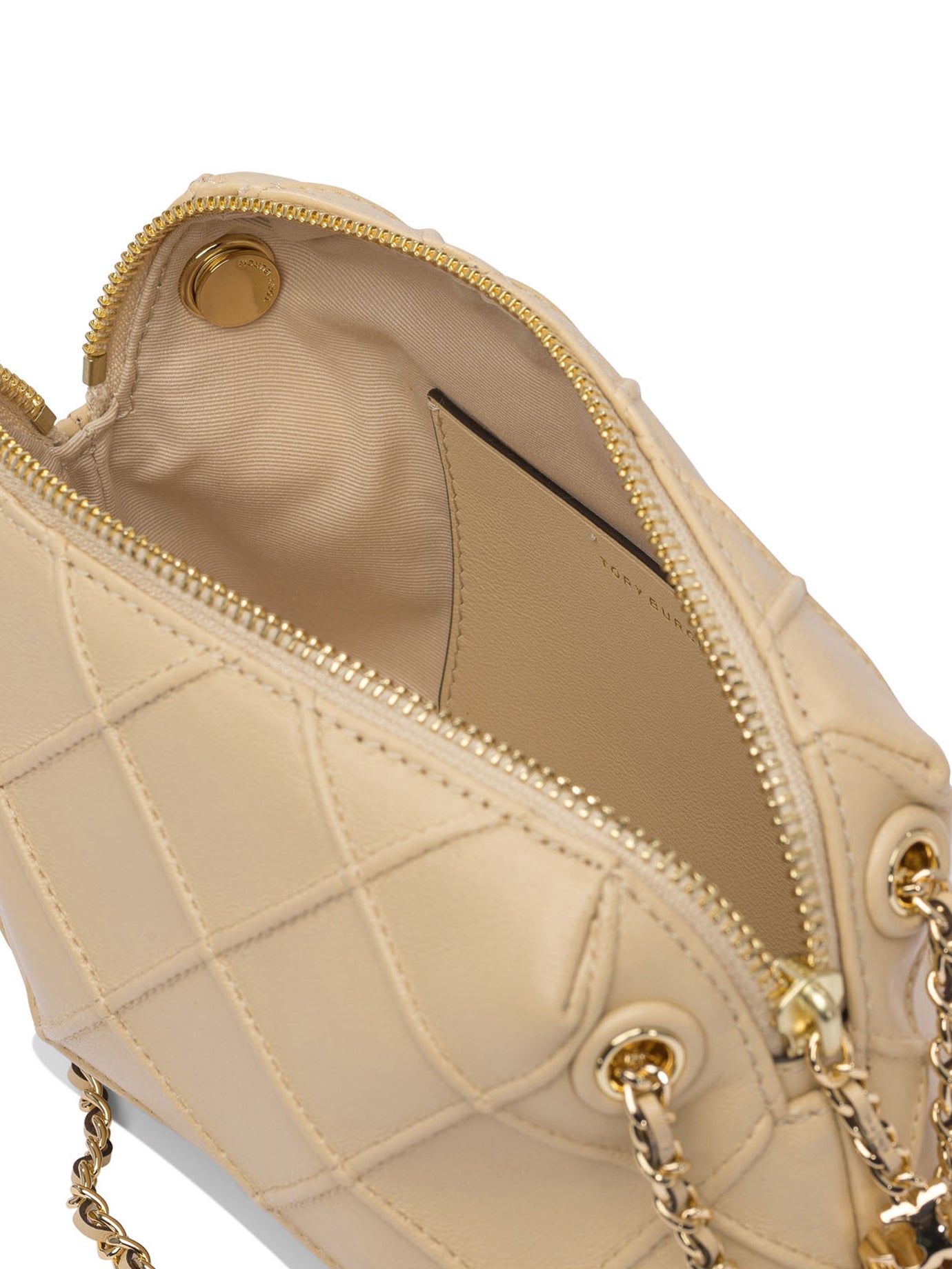 TORY BURCH Mini Lamb Leather Crossbody Handbag 21X13.5X6.5 CM