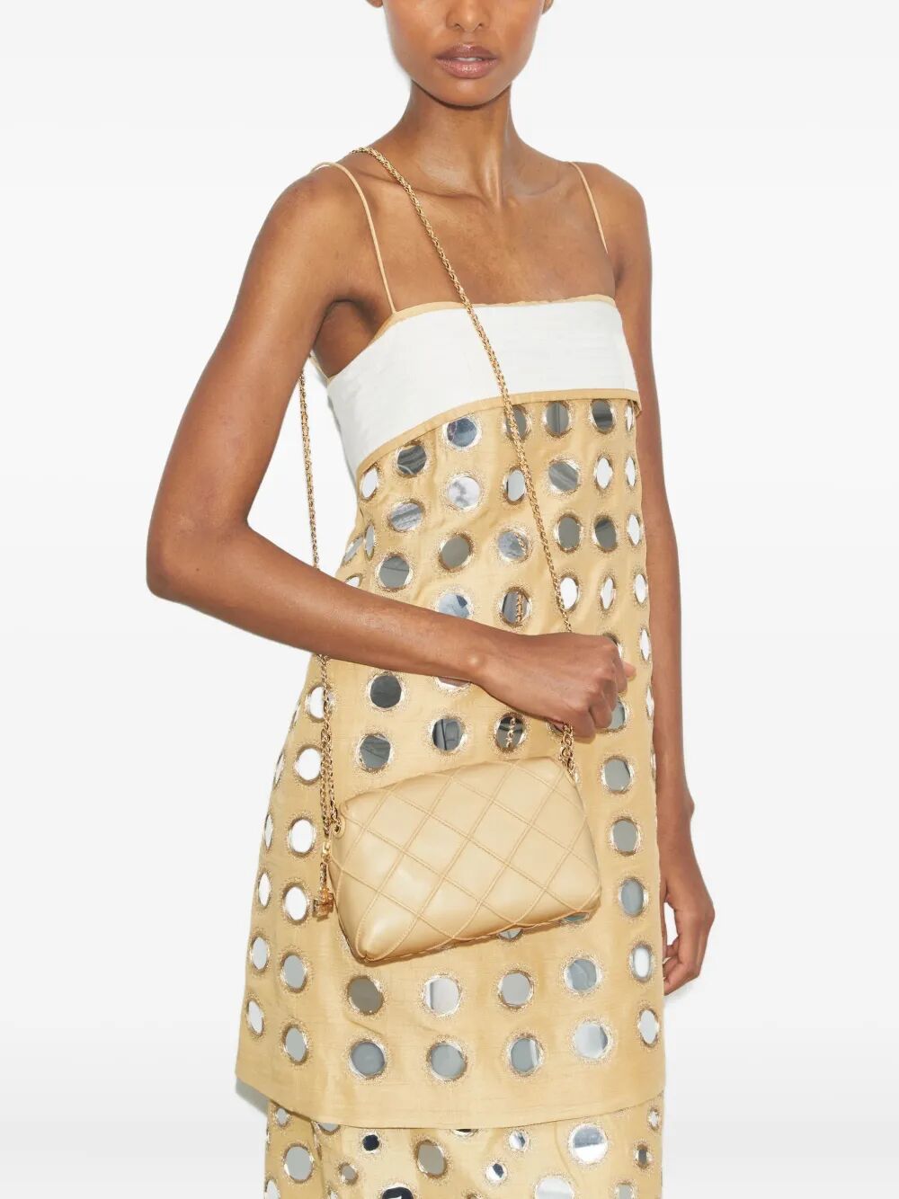 TORY BURCH Mini Lamb Leather Crossbody Handbag