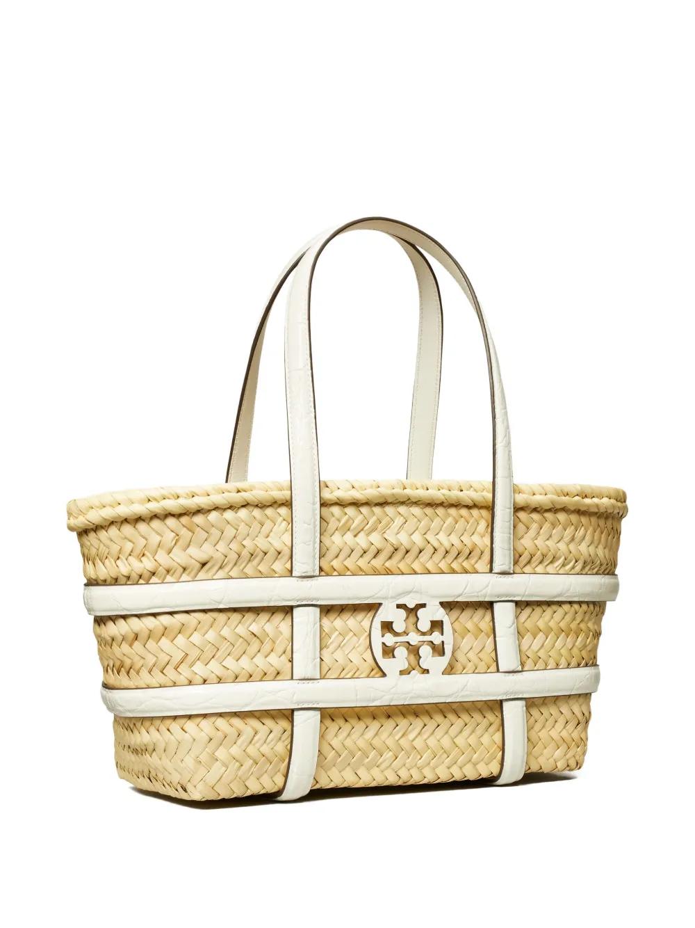 TORY BURCH Mini Straw Shopper Handbag