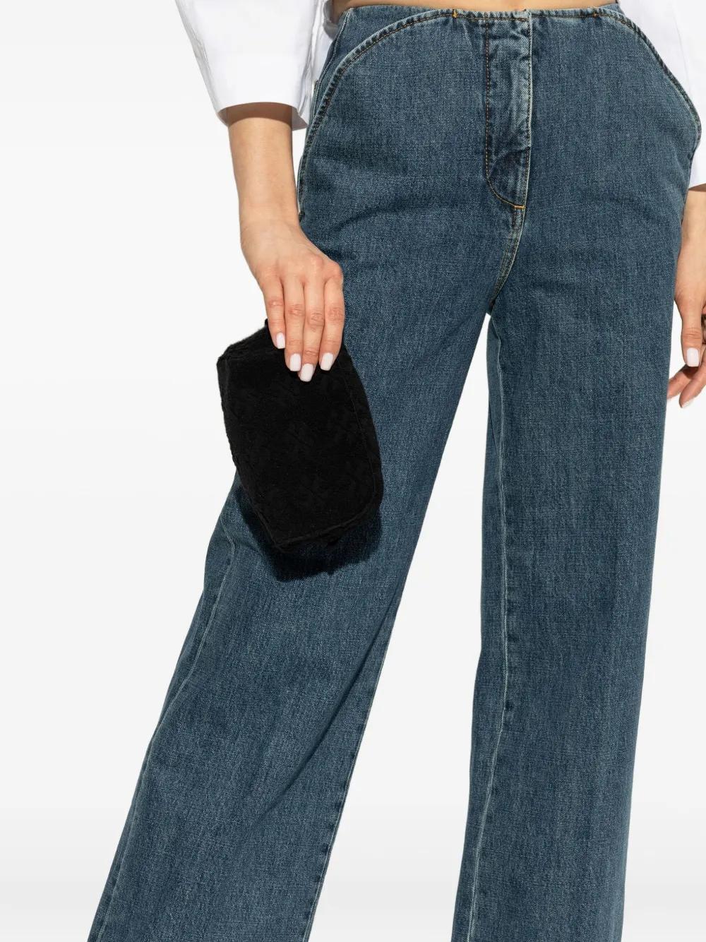 TORY BURCH Ella Cotton Mini Pouch Handbag