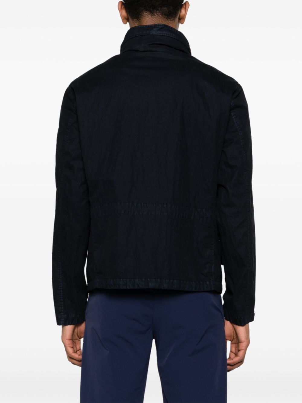 C.P.COMPANY Men's High-Neck Water-Resistant Jacket