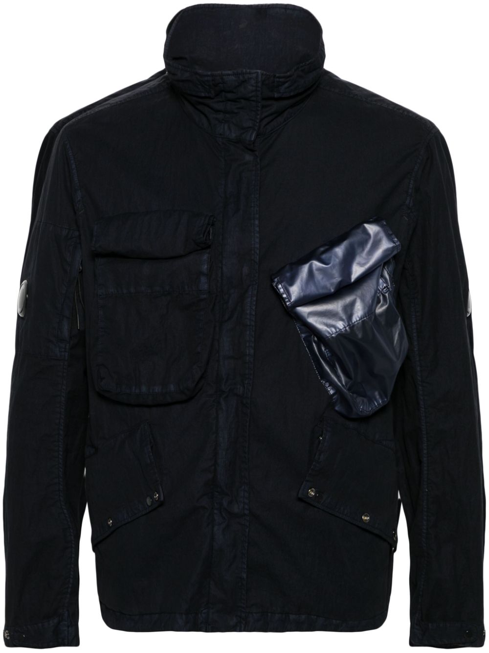 C.P.COMPANY Men's High-Neck Water-Resistant Jacket