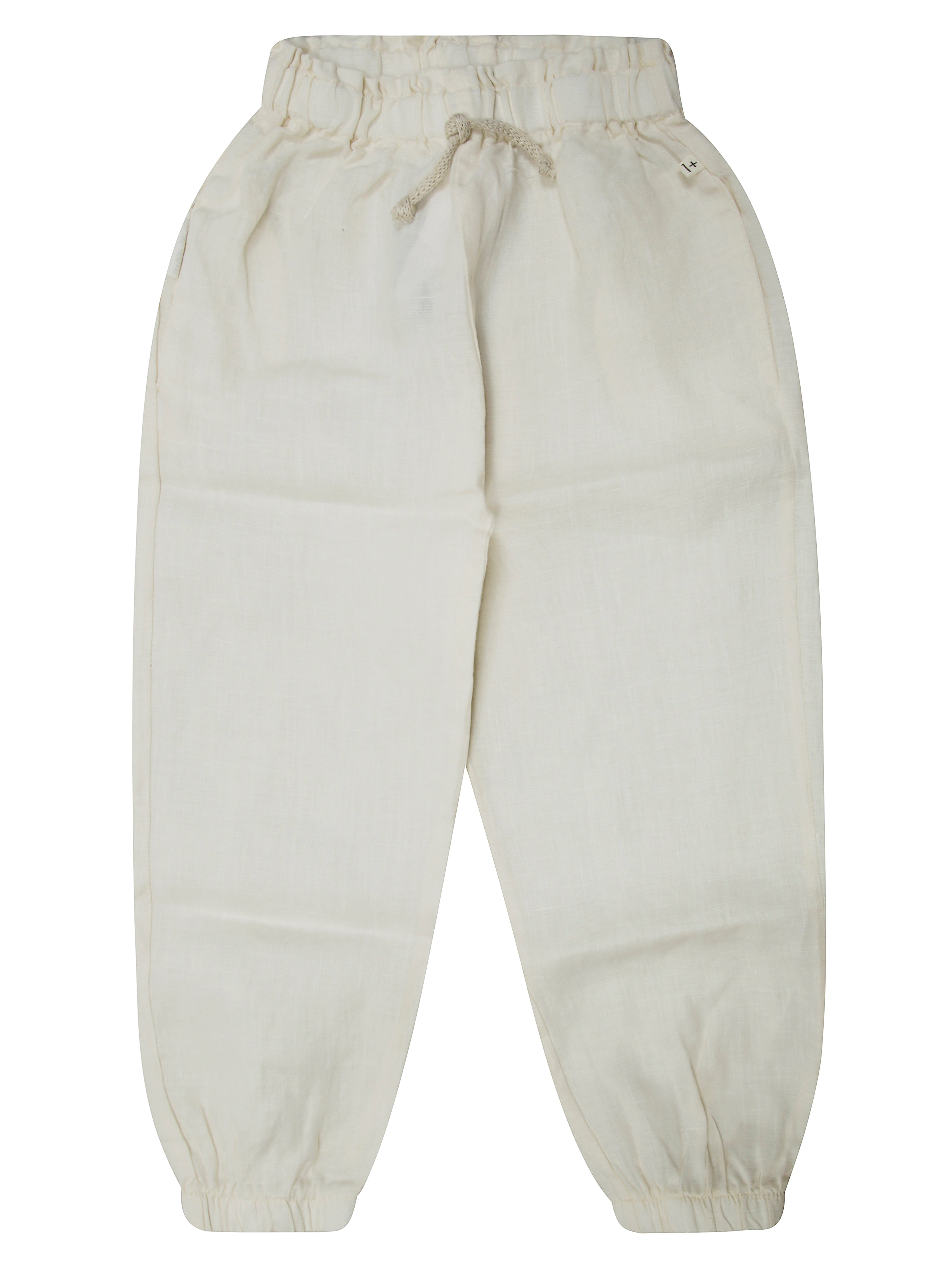 1+IN THE FAMILY Cotton Trousers with Drawstring for Kids