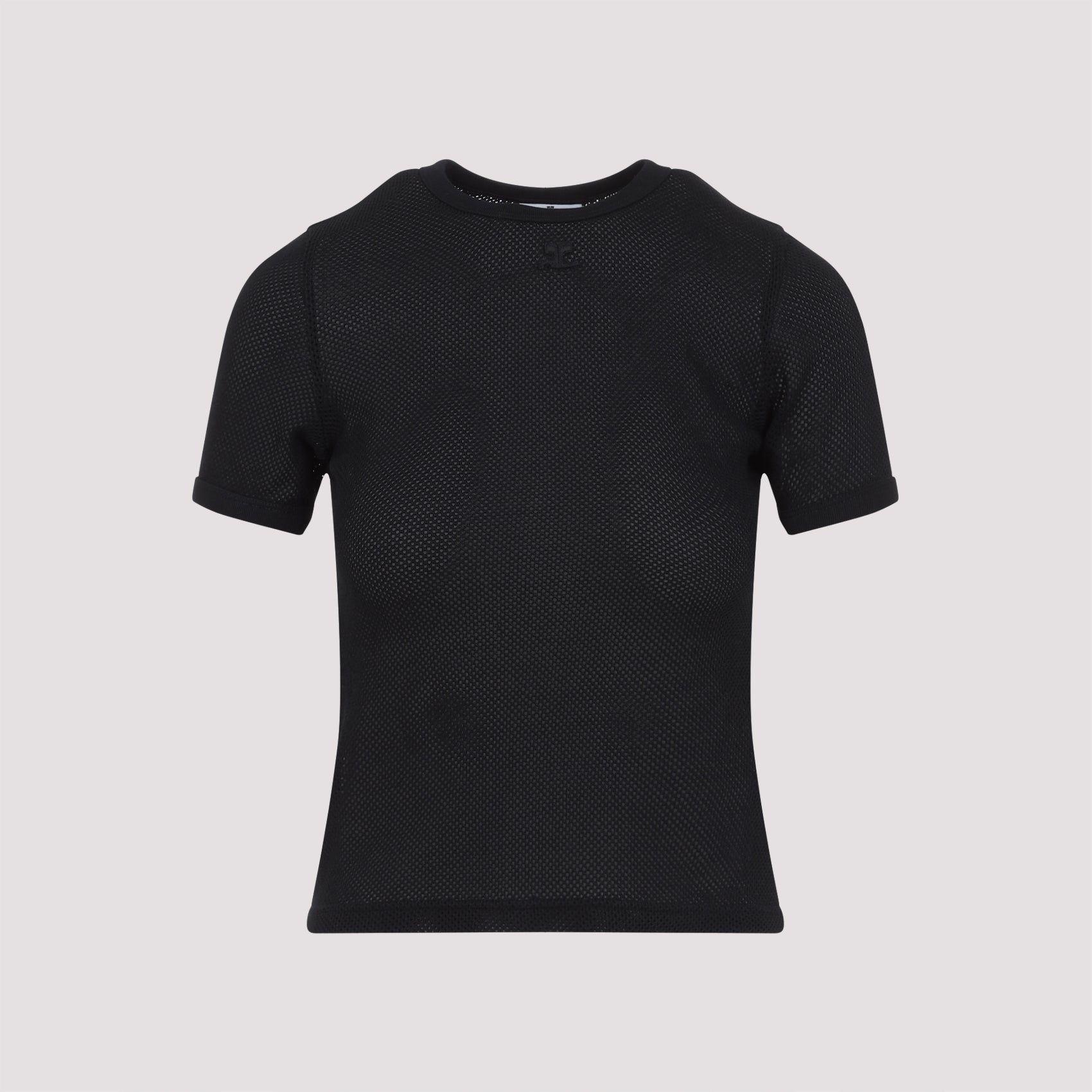 COURREGES Signature Contrast T-shirt for Men
