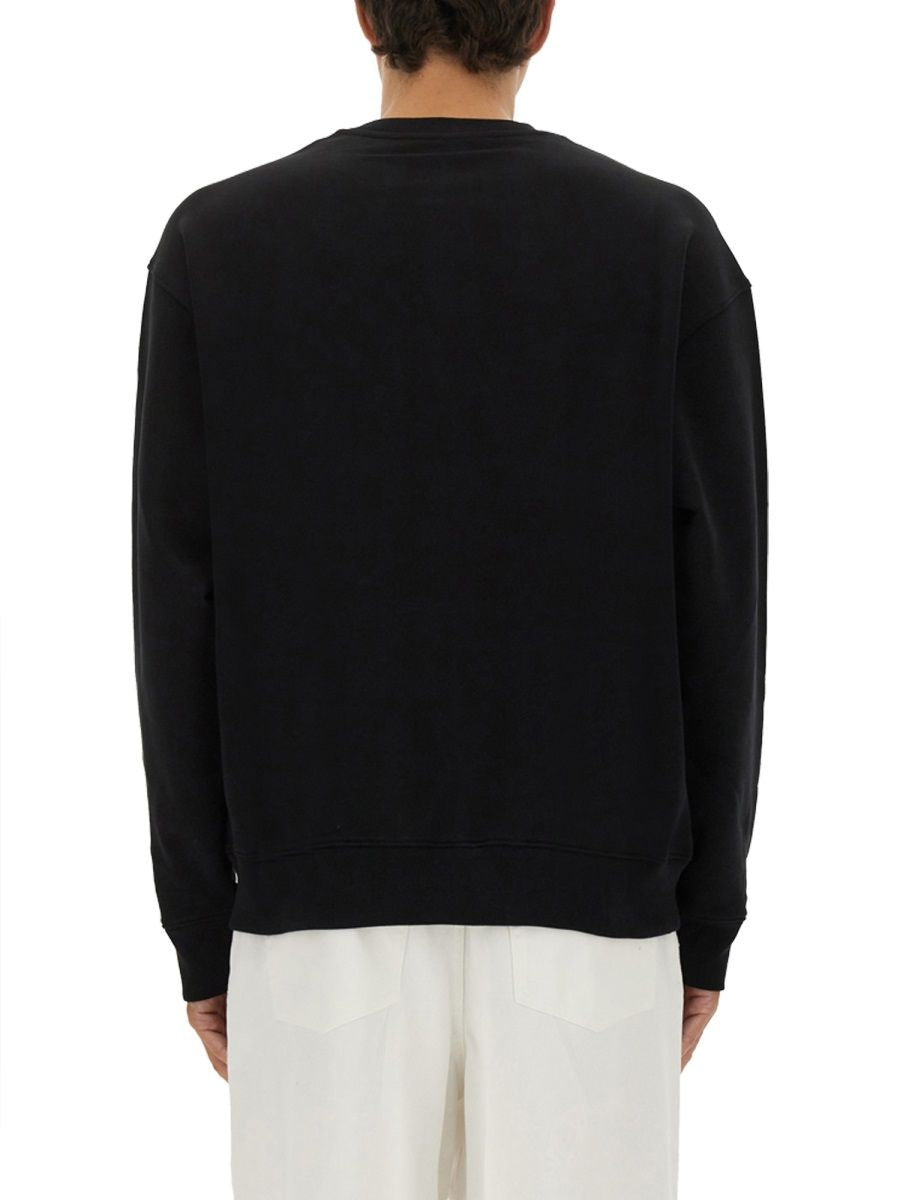 MOSCHINO COUTURE Laurel Crown Logo Embroidered Sweatshirt - Size L