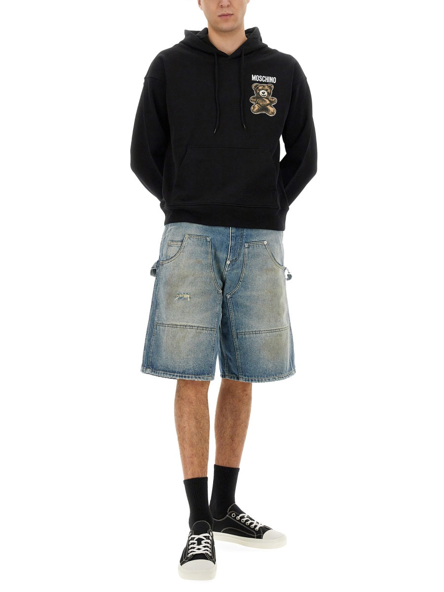 MOSCHINO COUTURE Teddy Bear Hoodie - Regular Fit