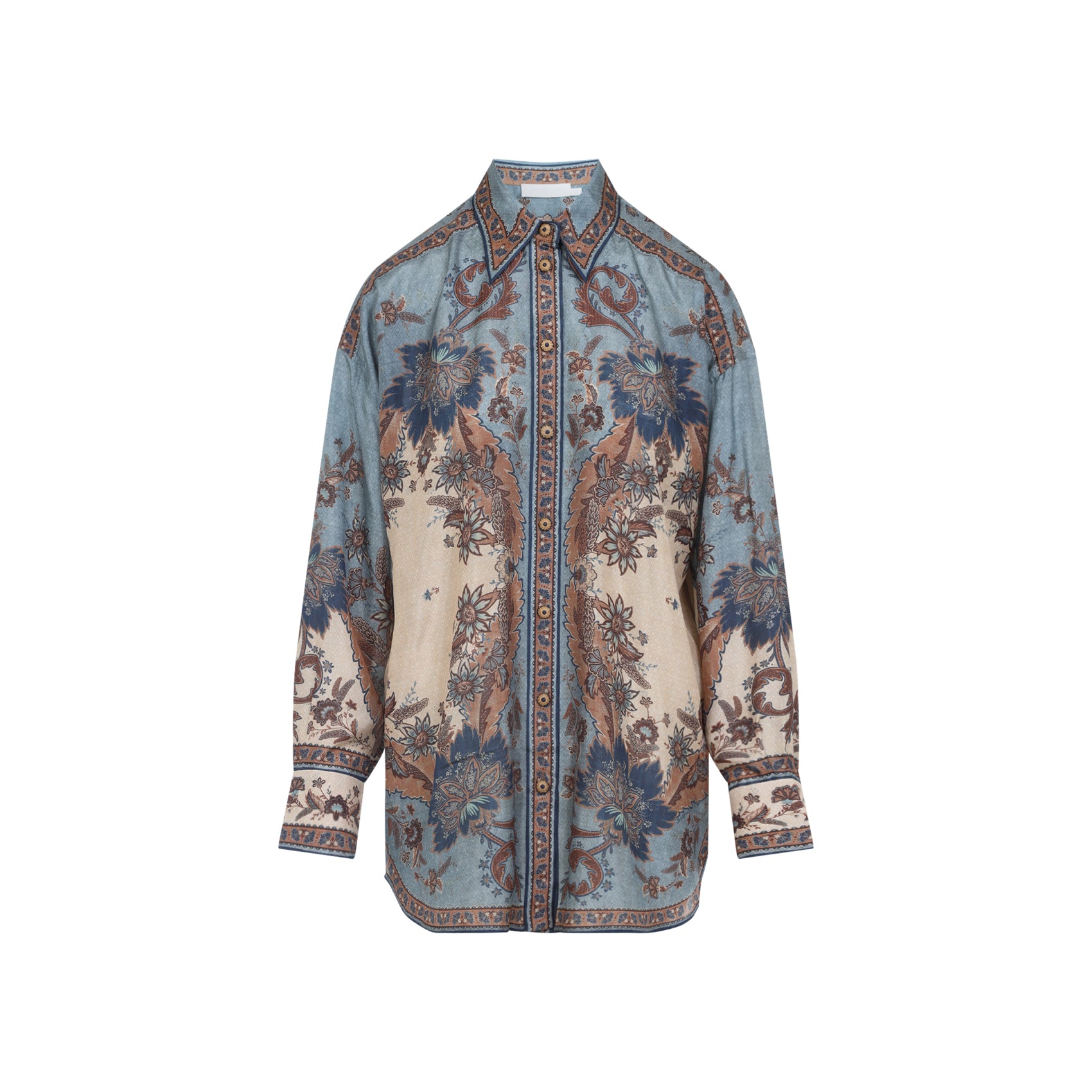 ZIMMERMANN Ascension Silk Shirt for Men