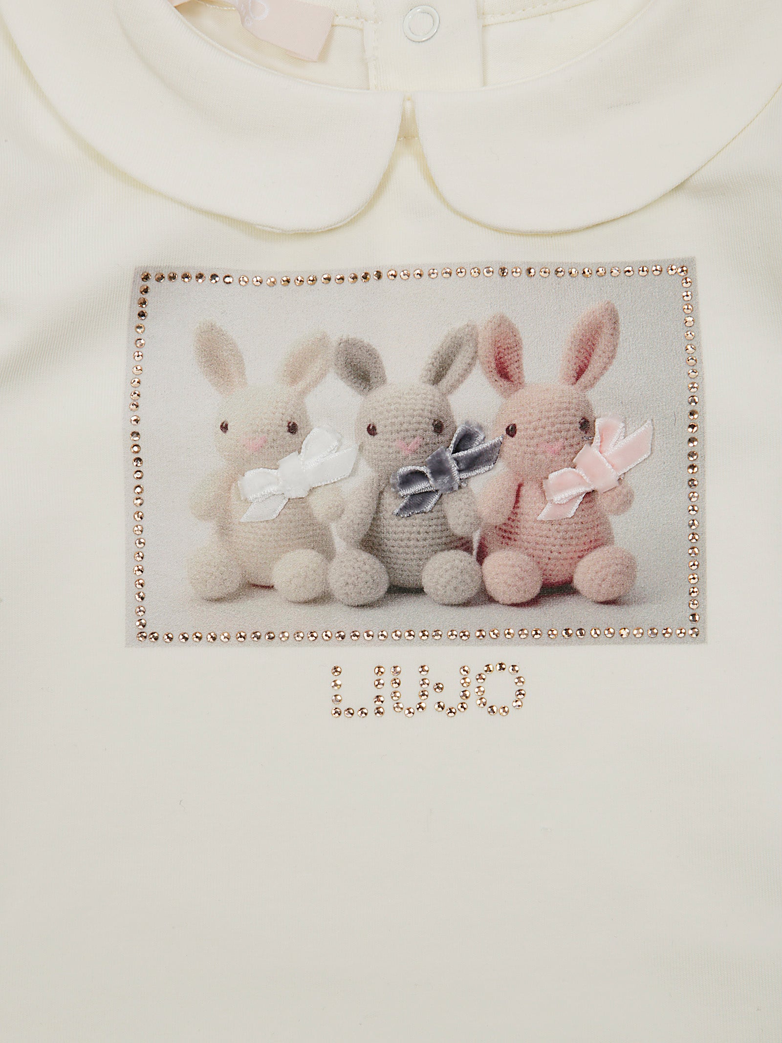 LIU JO KIDS Mini Long Sleeve Bunny Print T-Shirt